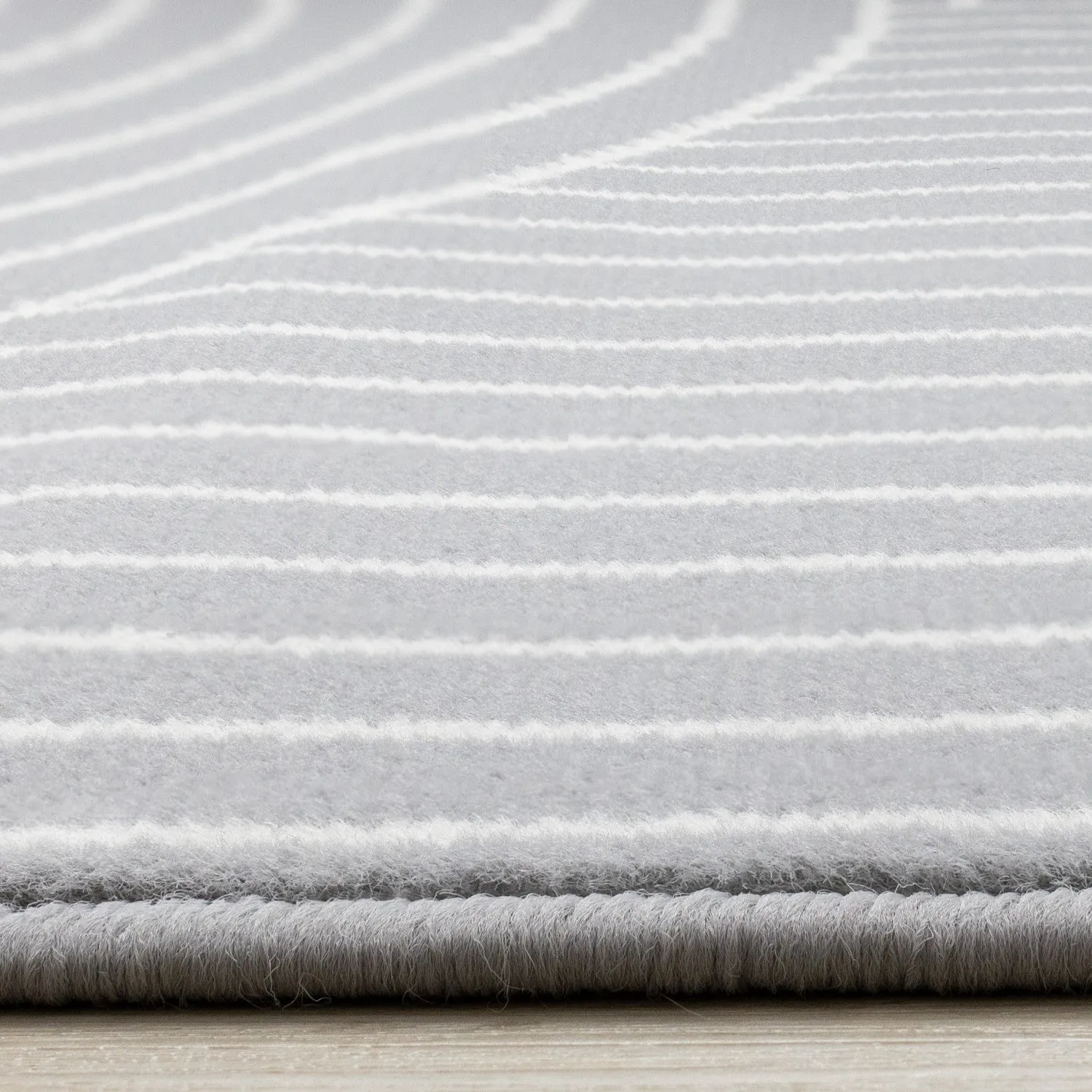 Functional Modern Arches Area Rug - Grey White - 8' X 11'