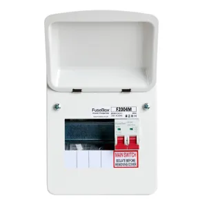 FuseBox 100A MAIN SWITCH 4WAY (2X BLANKS)