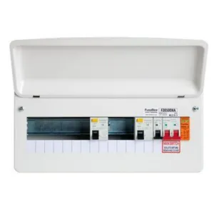 FuseBox Dual RCD 11 WAY 2 x 80A 30MA TYPE A