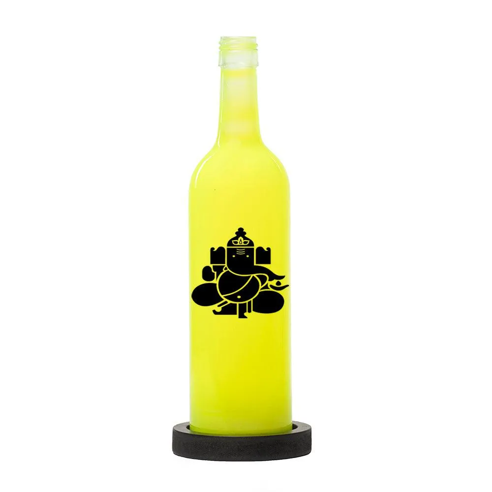 Ganesha Glory Inlit Lamp (Fl. Yellow)