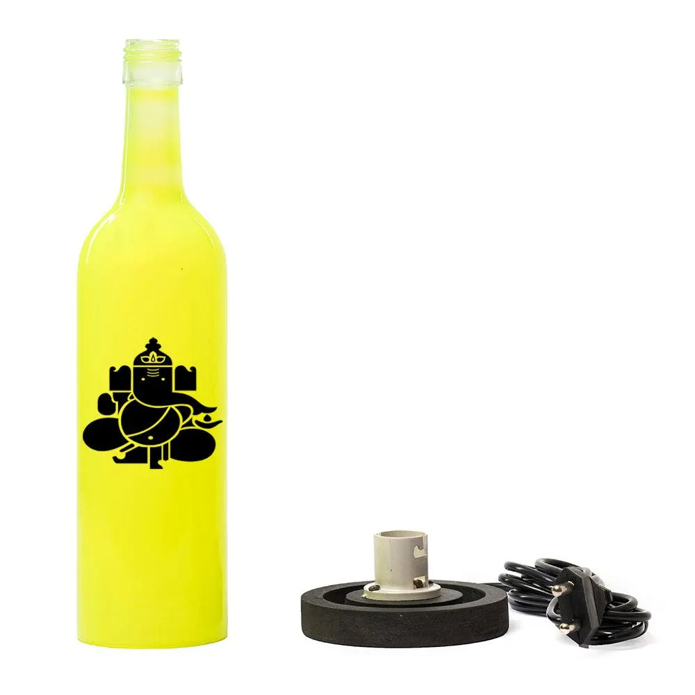 Ganesha Glory Inlit Lamp (Fl. Yellow)