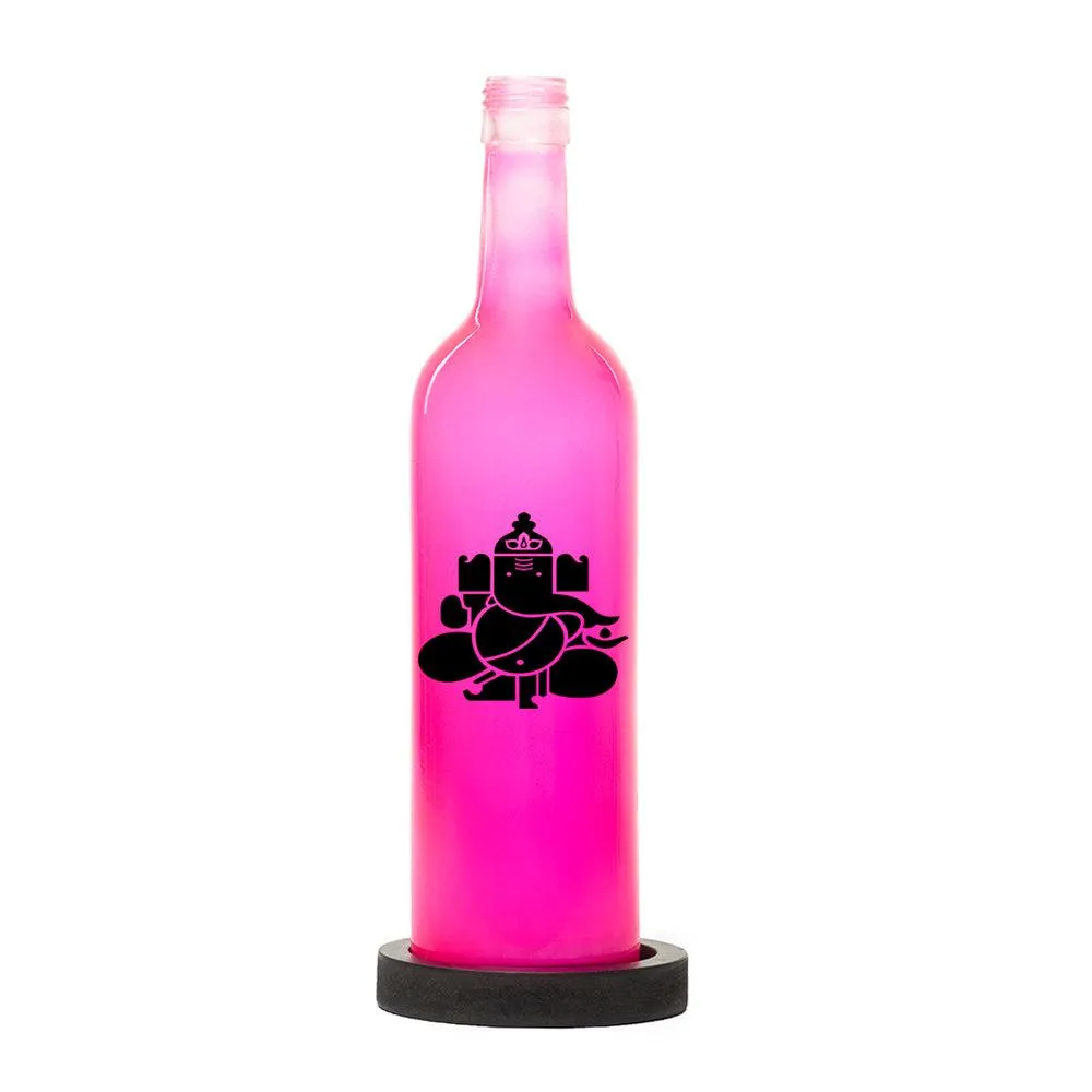 Ganesha Glory Inlit Lamp (Pink)