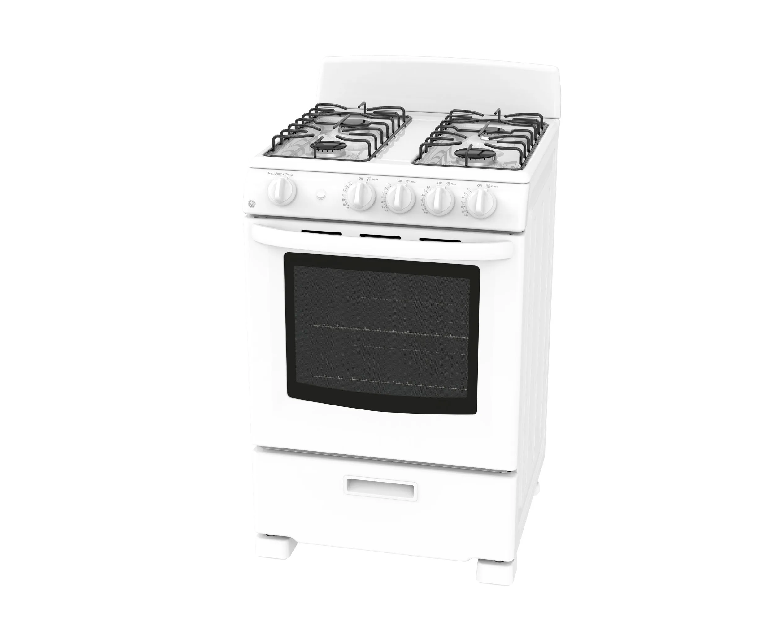 GE 24" White Freestanding Gas Range (2.9 Cu. Ft.) - JCGAS300DMWW