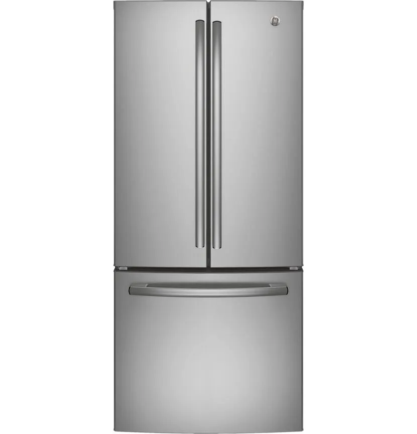 GE Fingerprint Resistant Stainless 30" French Door Refrigerator (20.8 cu ft)- GNE21DYRKFS