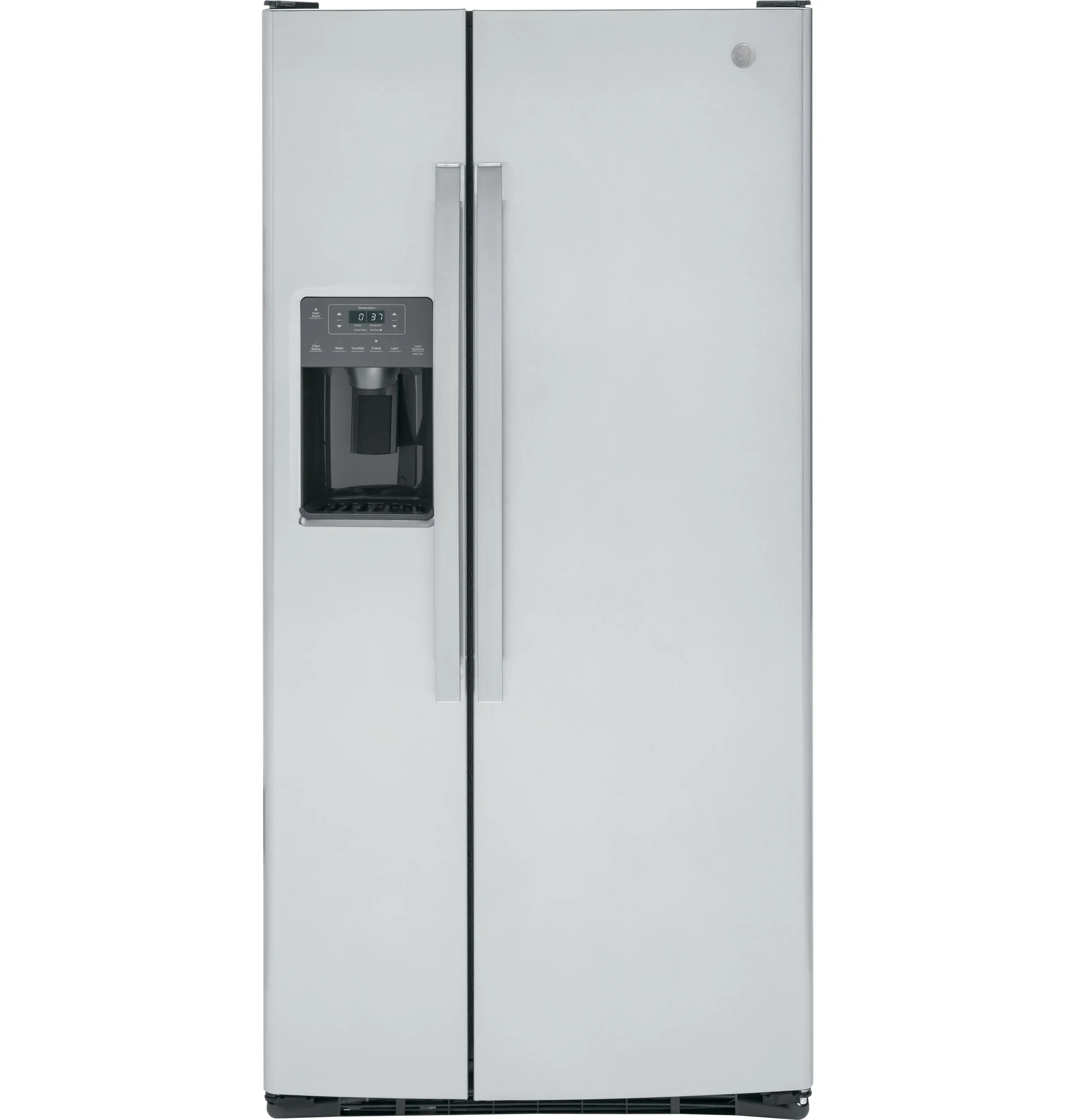 GE Fingerprint Stainless Steel 33" Side-by-Side Refrigerator (23 Cu. Ft.)- GSS23GYPFS