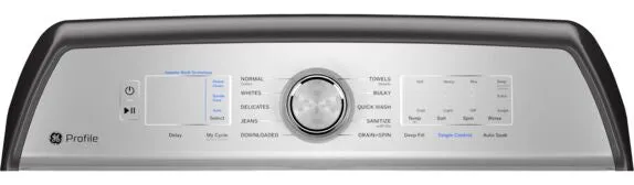 GE Profile Diamond Grey Top Load Washer (5.8 IEC cu. ft.)- PTW600BPRDG