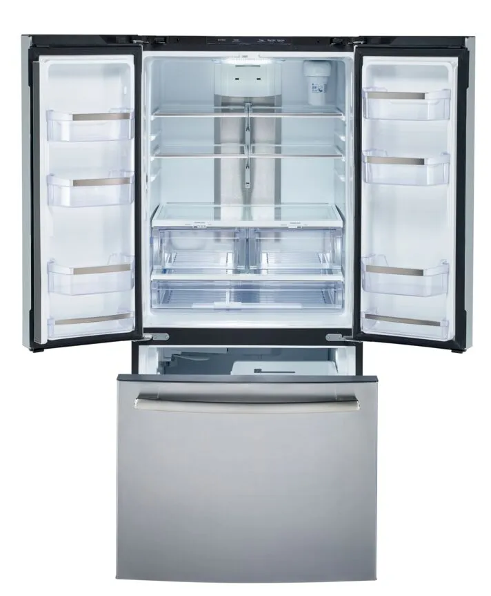 GE Profile Fingerprint Resistant Stainless 30" French Door Refrigerator (20.8 cu ft)- PNE21NYRKFS
