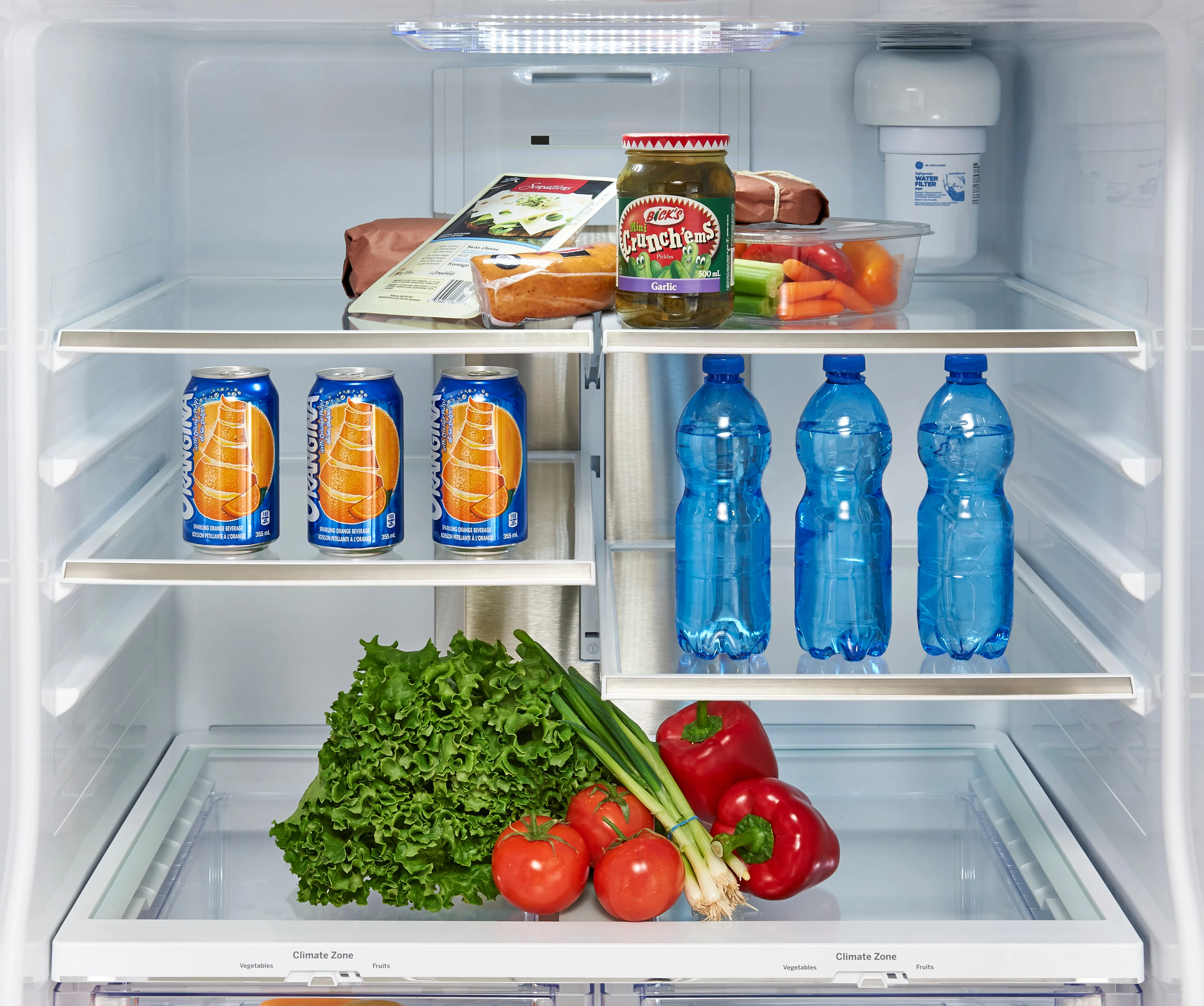 GE Profile White French Door Refrigerator (24.8 Cu. Ft.) - PNE25NGLKWW