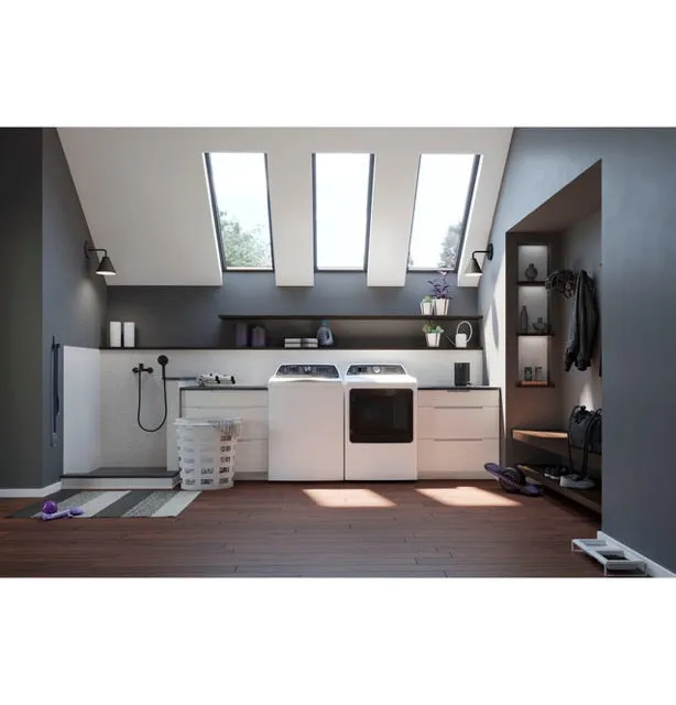 GE Profile White Top Load Washer with Smarter Wash Technology (6.2 Cu. Ft) - PTW705BSTWS