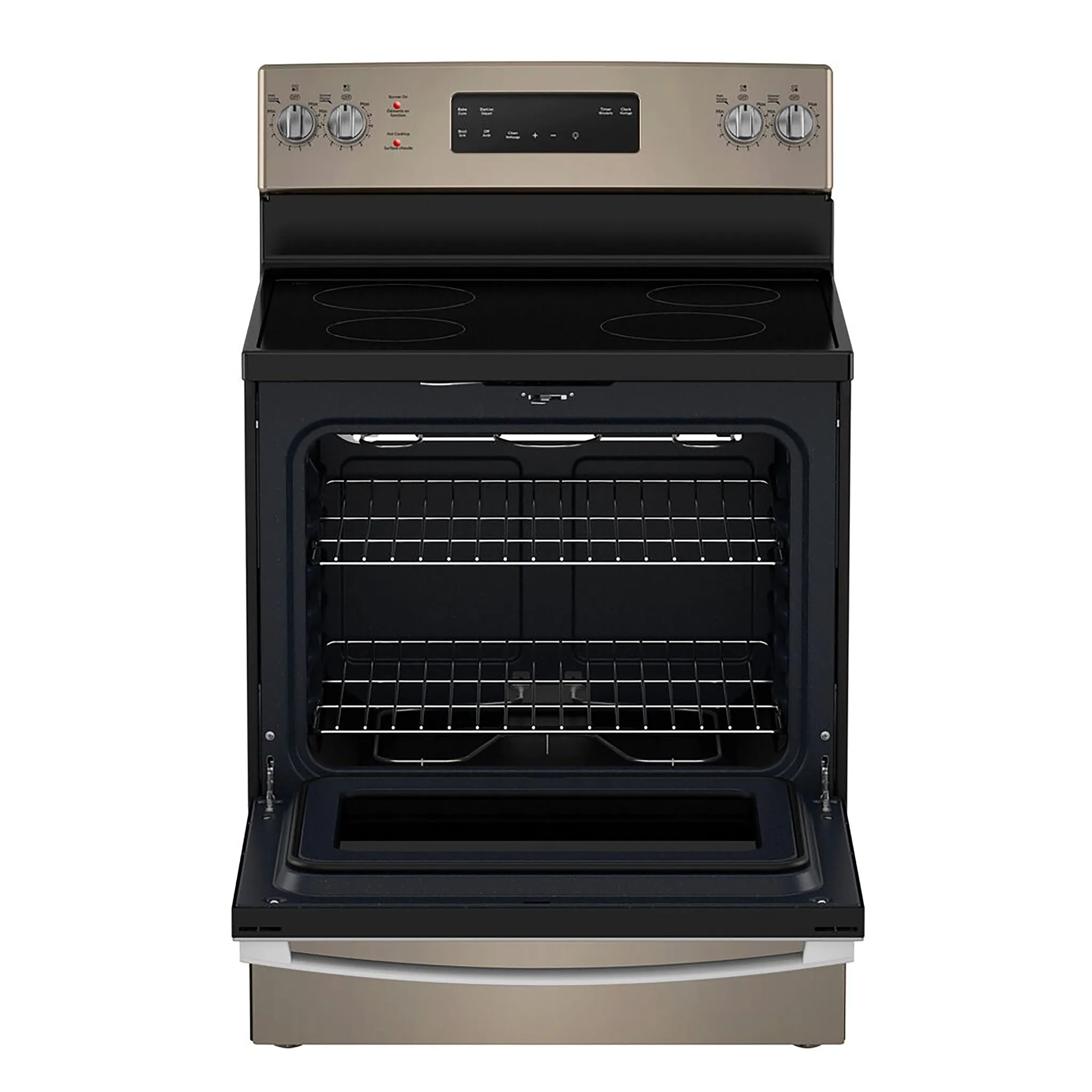 GE Slate Freestanding Electric Range with Storage Drawer (5.0 Cu. Ft.) - JCB630ETES