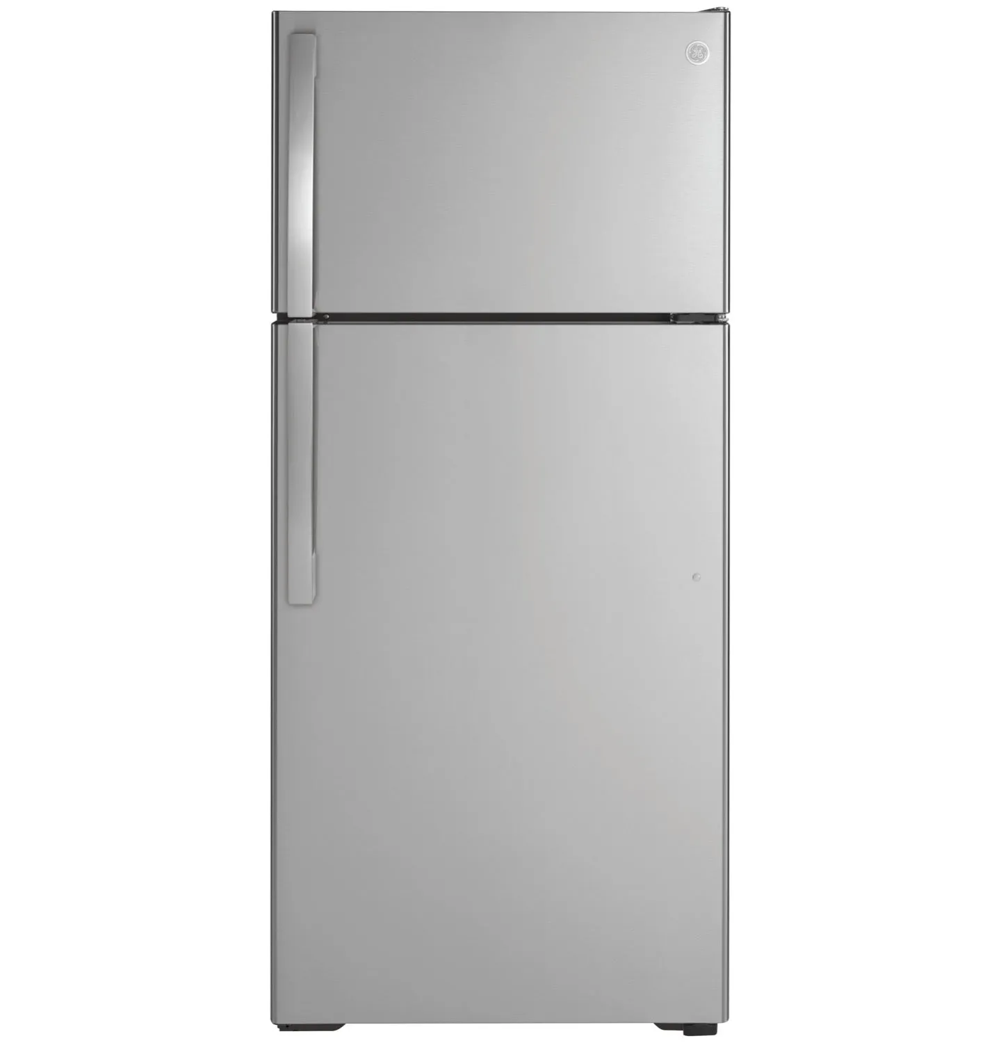 GE Stainless Steel Top Mount Refrigerator (16.6 Cu.Ft) - GTE17GSNRSS