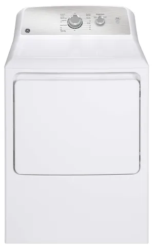 GE White Electric Dryer (6.2 Cu. Ft.) - GTX33EBMRWS