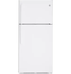 GE White Top-Freezer Refrigerator (18 Cu. Ft.) - GTS18FTLKWW