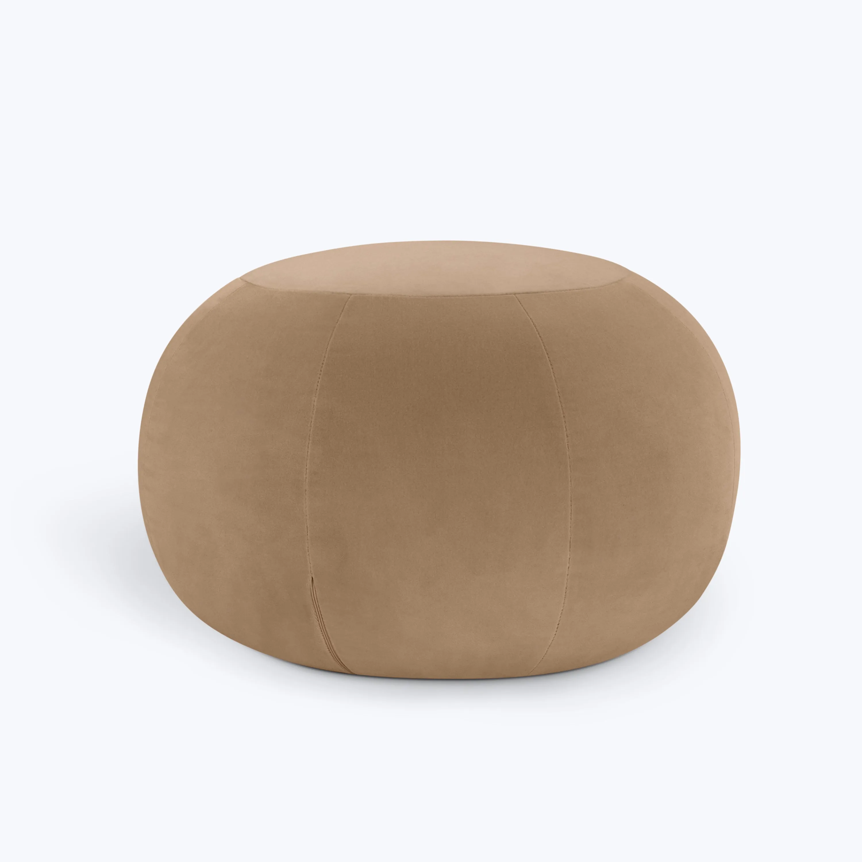 Geo Crushed Velvet Ottoman, Small