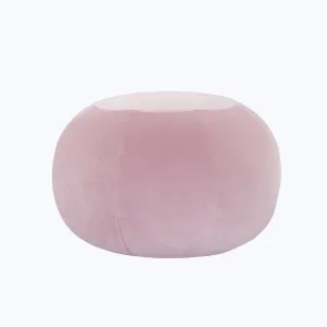 Geo Crushed Velvet Ottoman, Small