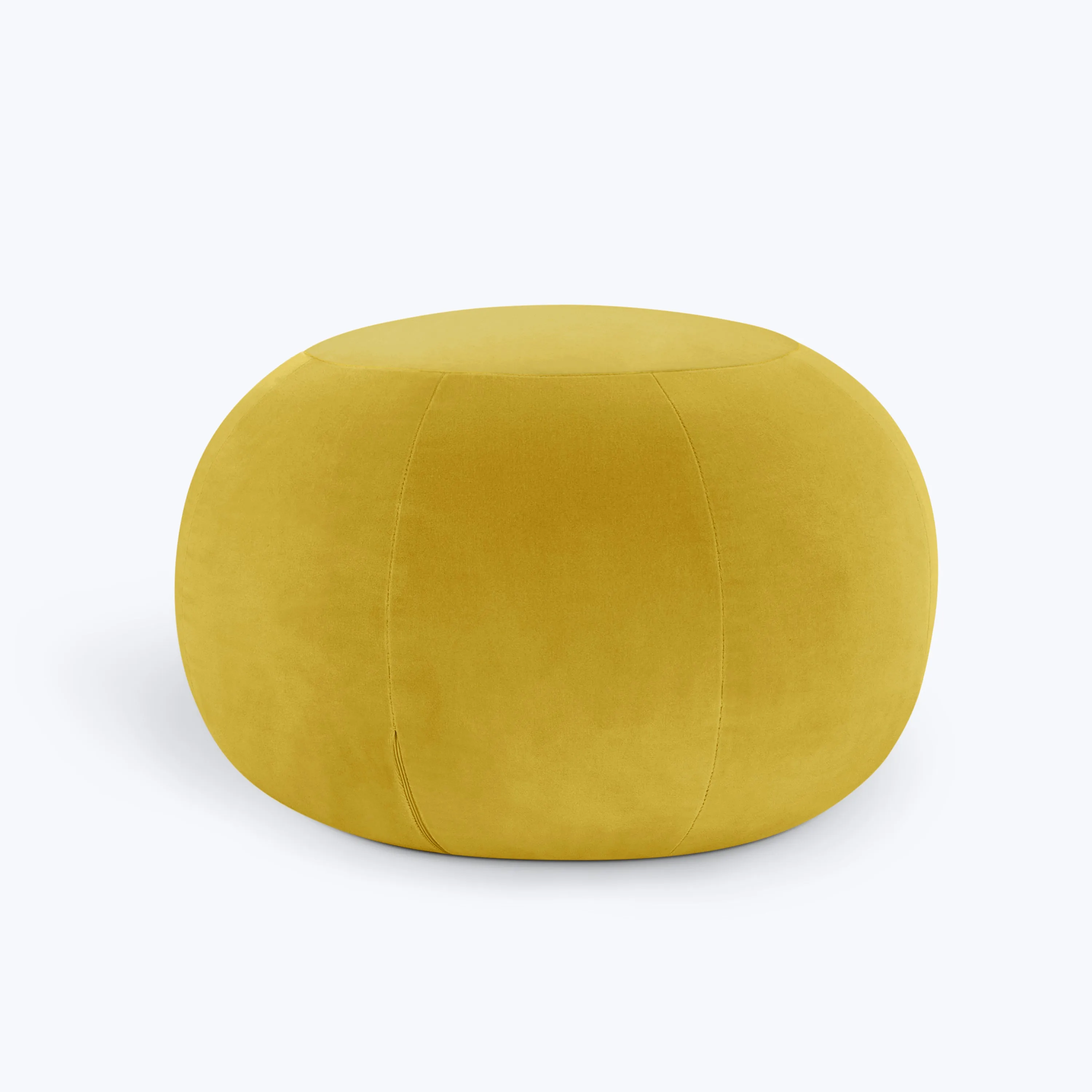 Geo Crushed Velvet Ottoman, Small