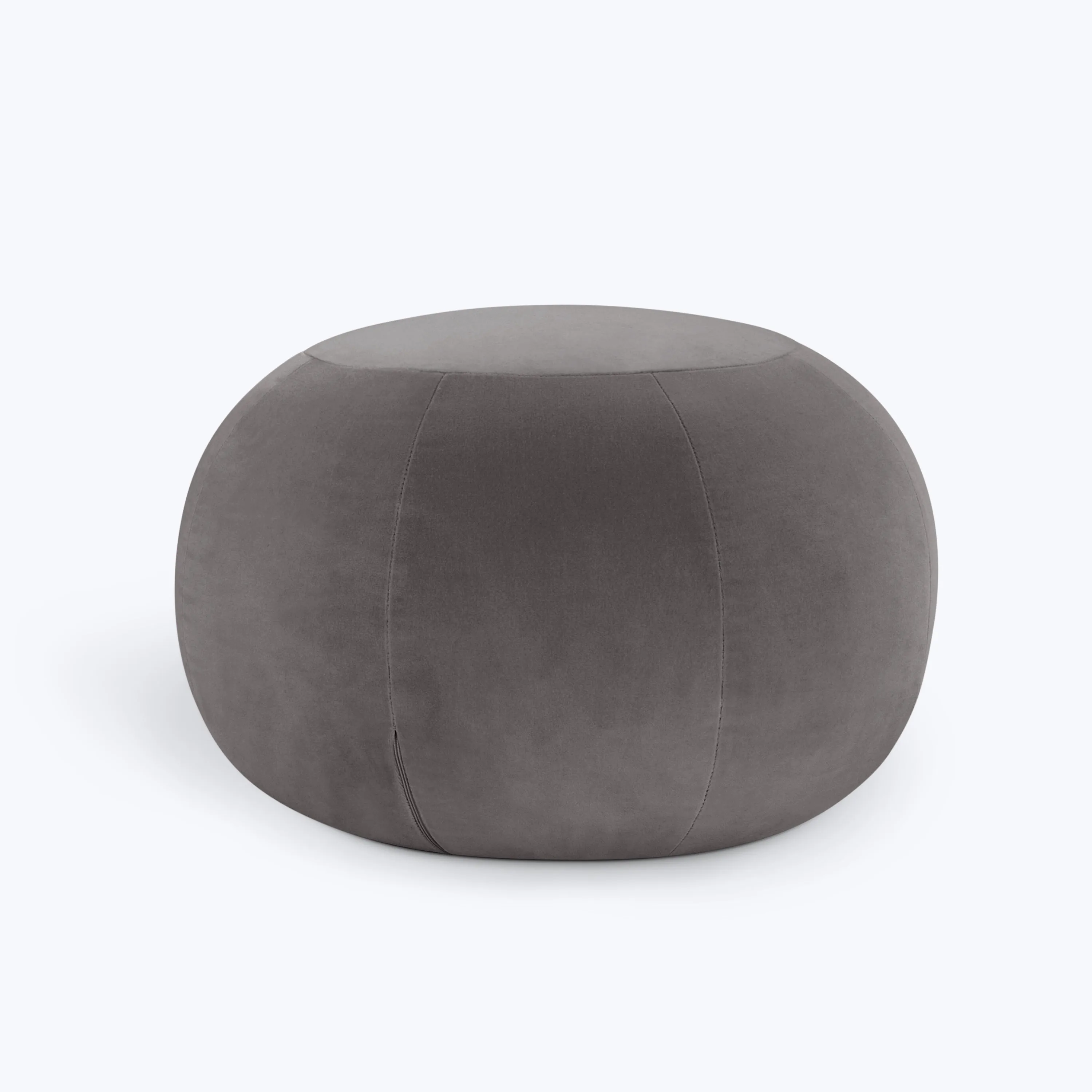 Geo Crushed Velvet Ottoman, Small