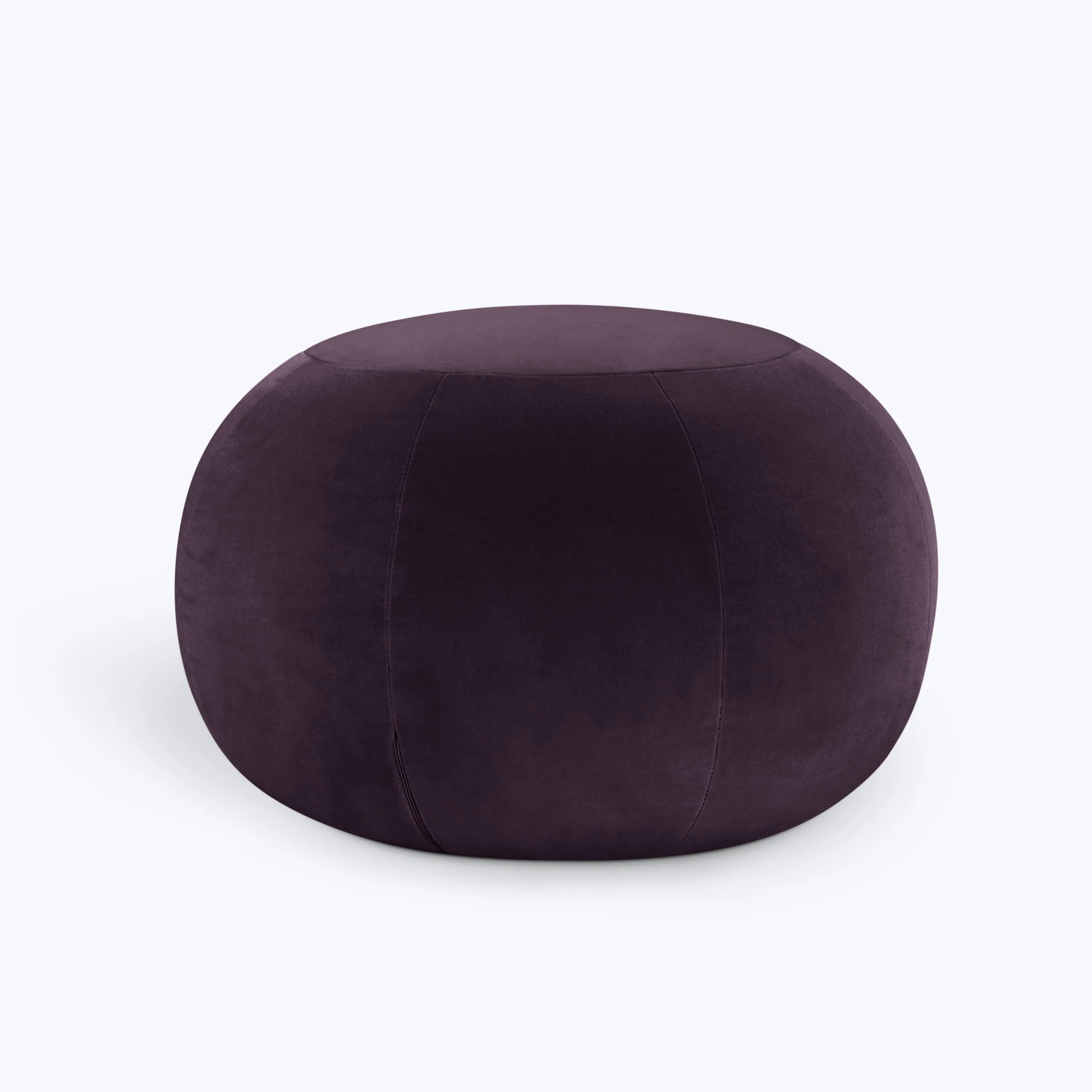 Geo Crushed Velvet Ottoman, Small