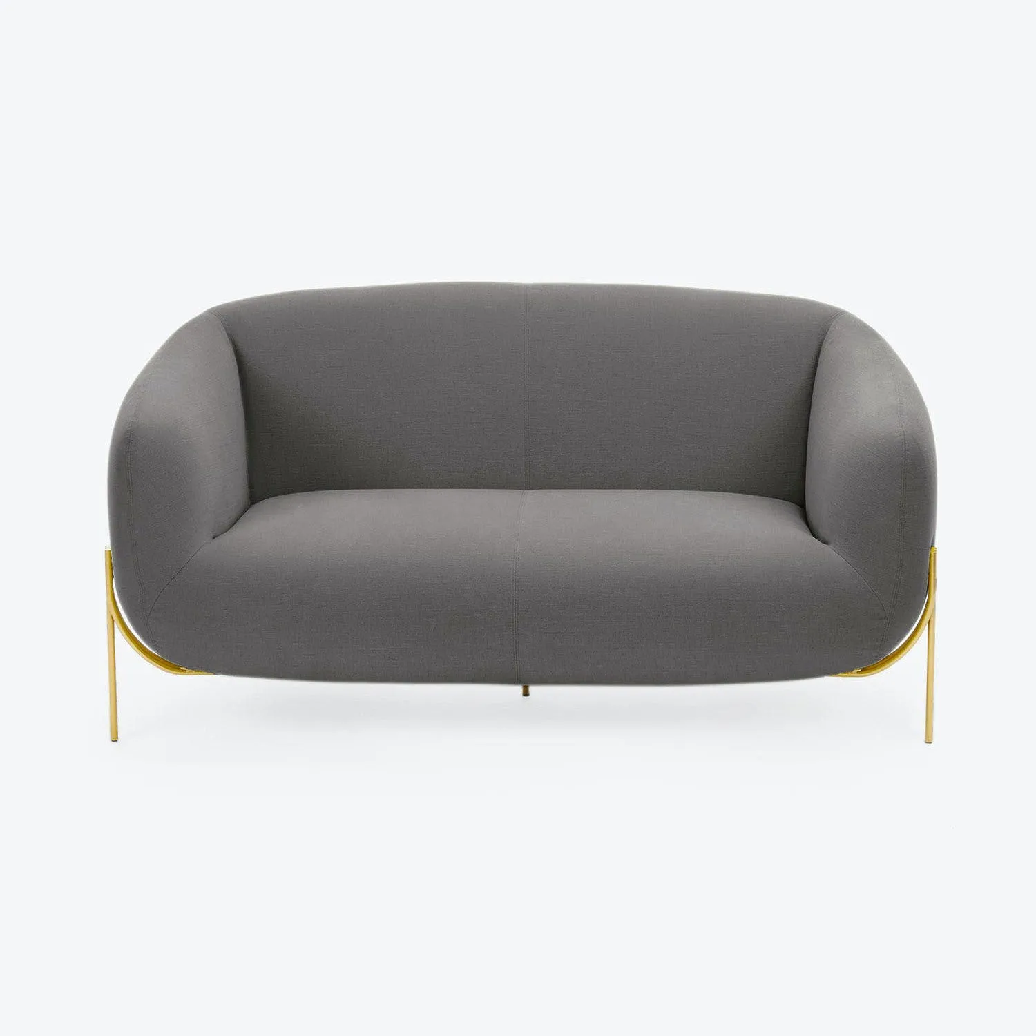 Geo Loveseat, Linen