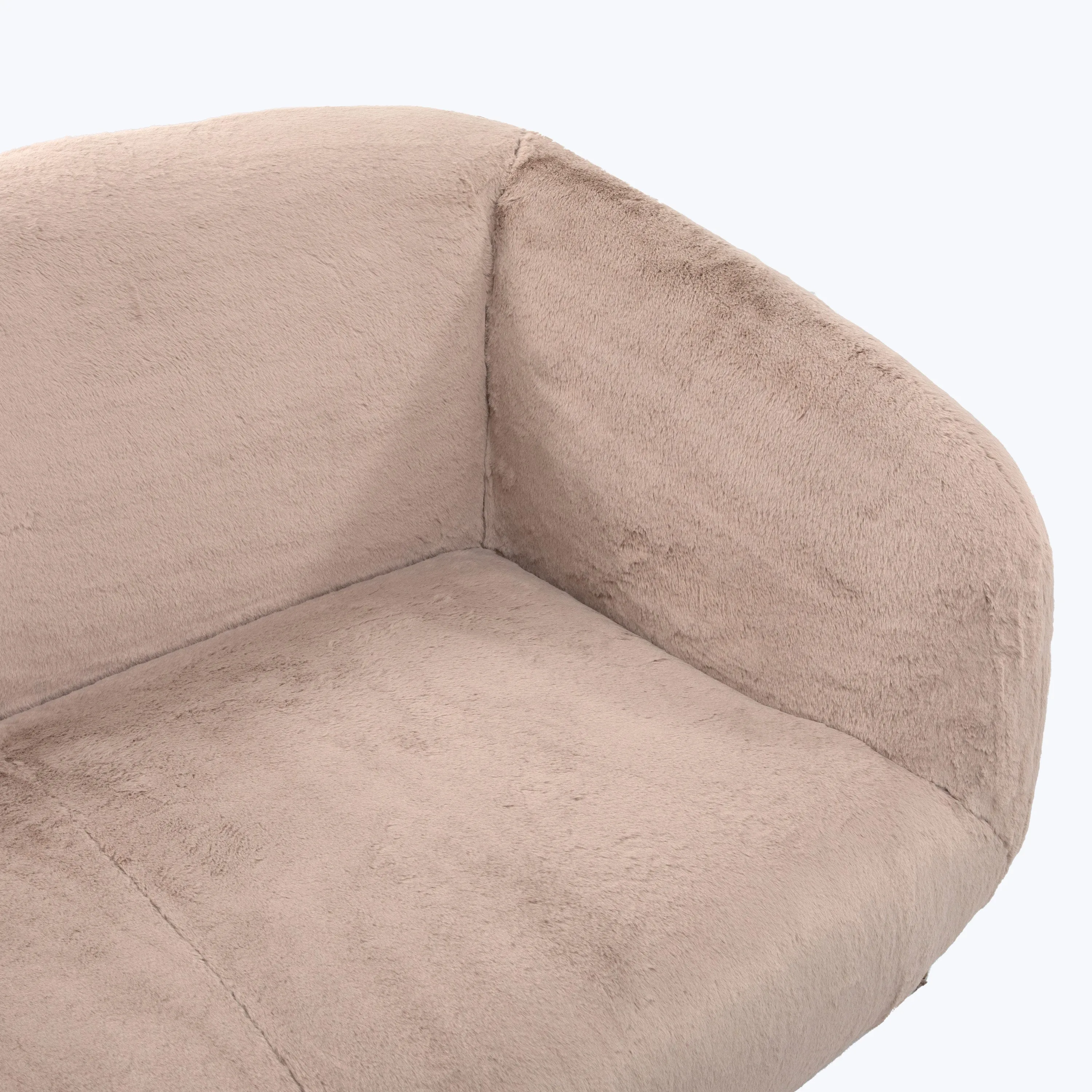 Geo Plush Loveseat