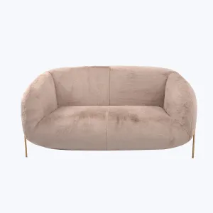Geo Plush Loveseat