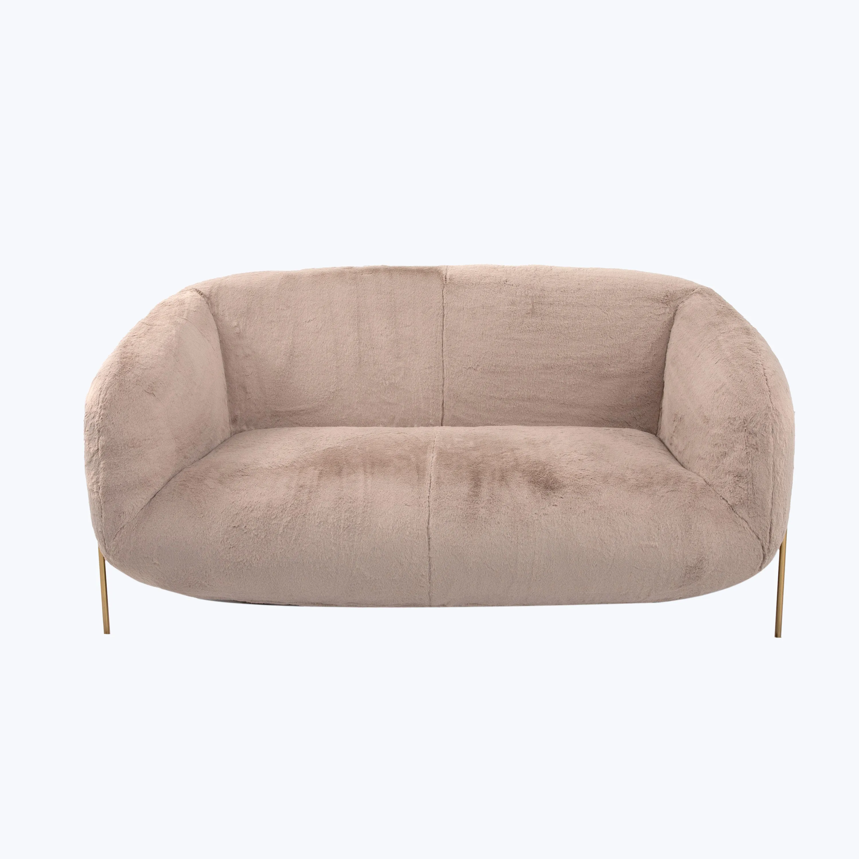 Geo Plush Loveseat