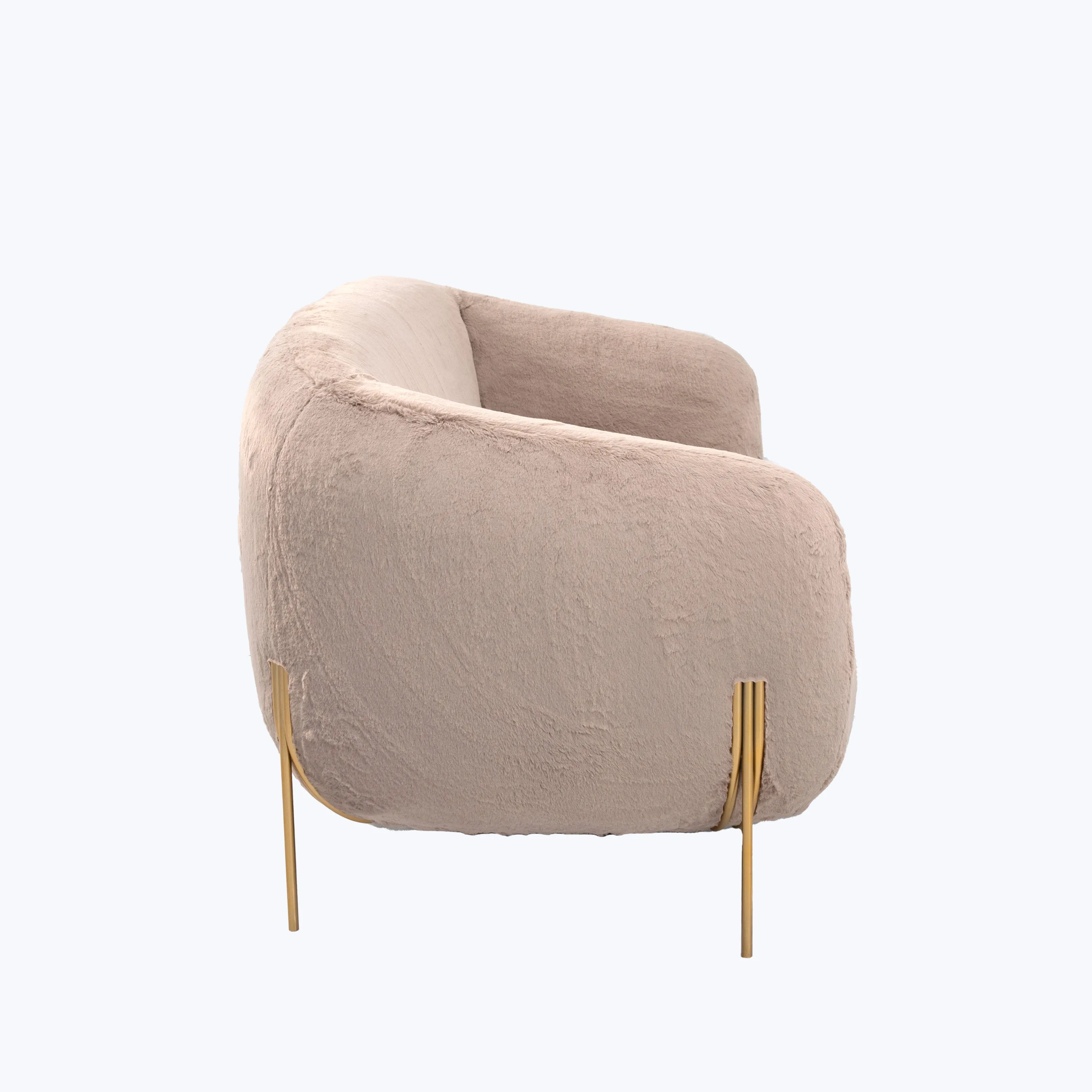 Geo Plush Loveseat