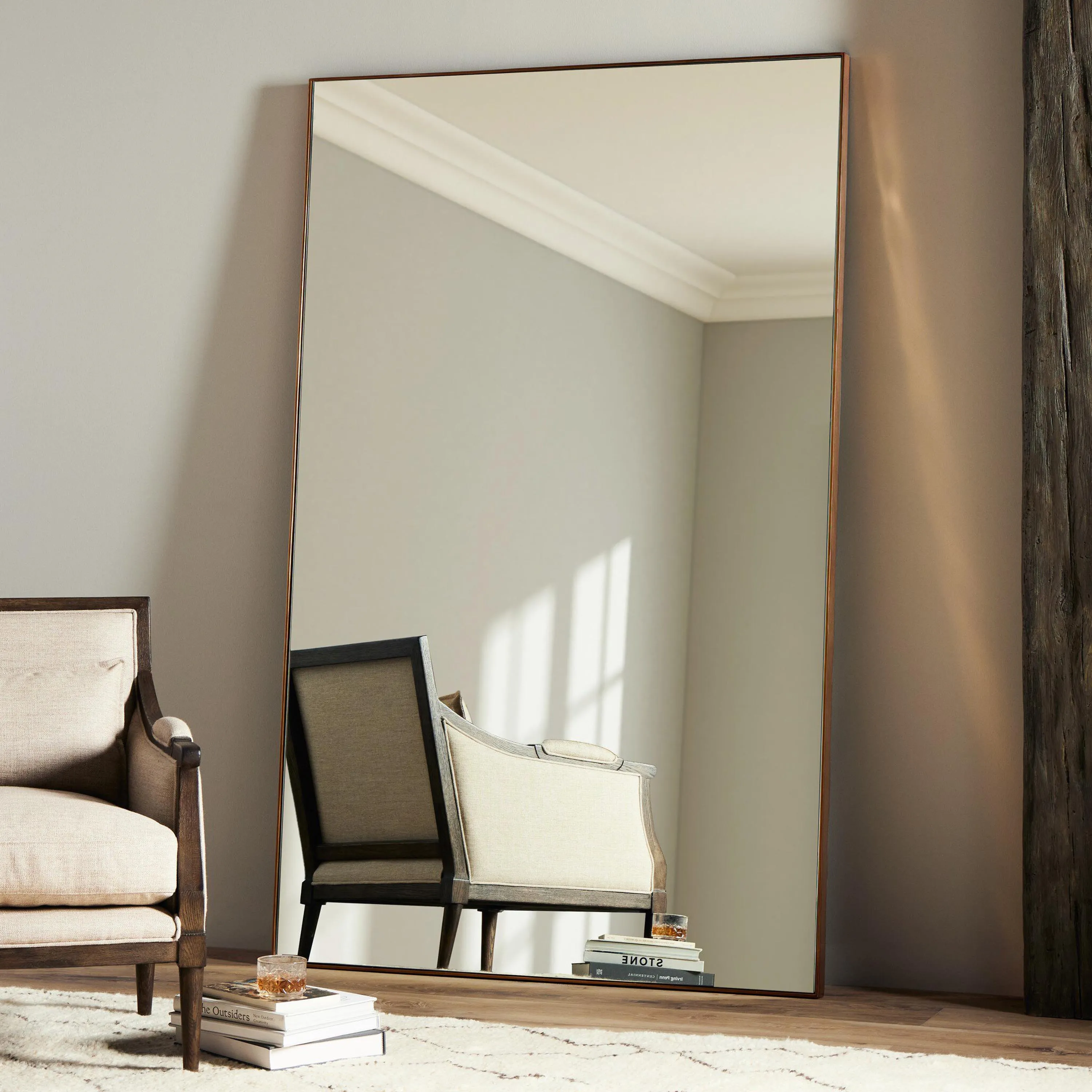 Georgina Rectangle Floor Mirror