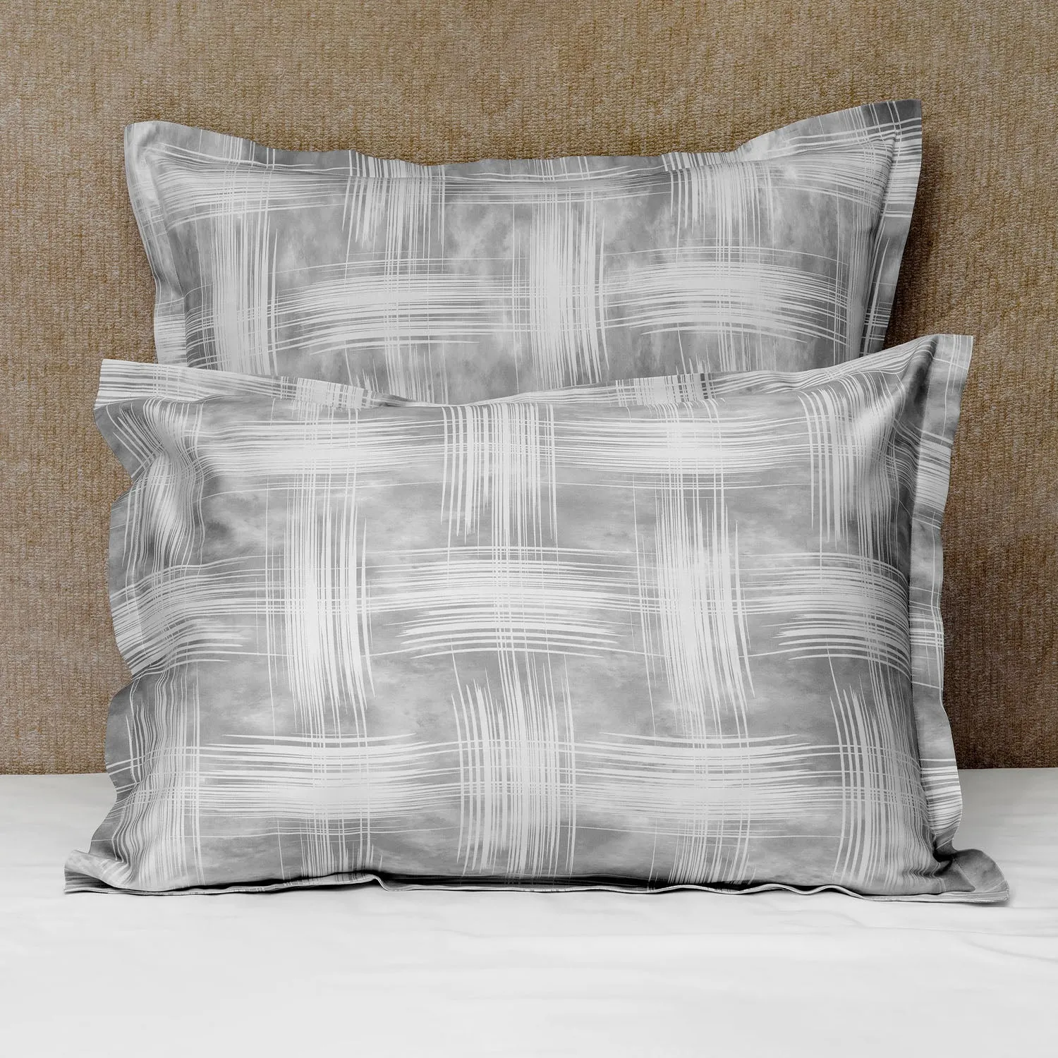 Graffiti Duvet & Shams, Grey