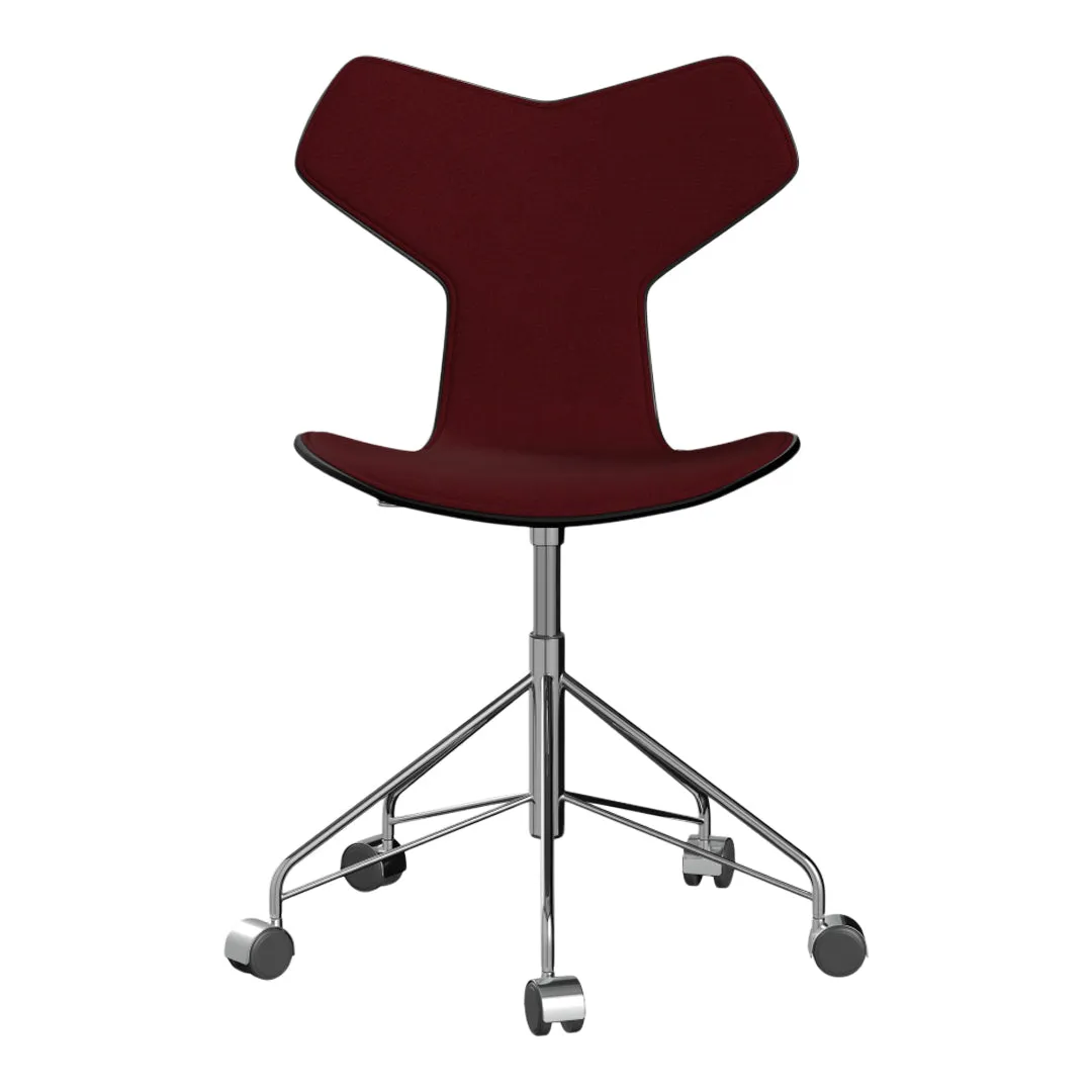 Grand Prix Swivel Chair 3131 - Colored Ash - Front Upholstered