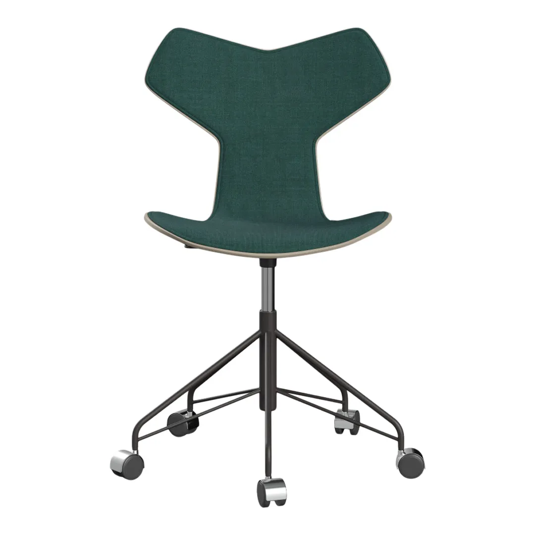 Grand Prix Swivel Chair 3131 - Colored Ash - Front Upholstered