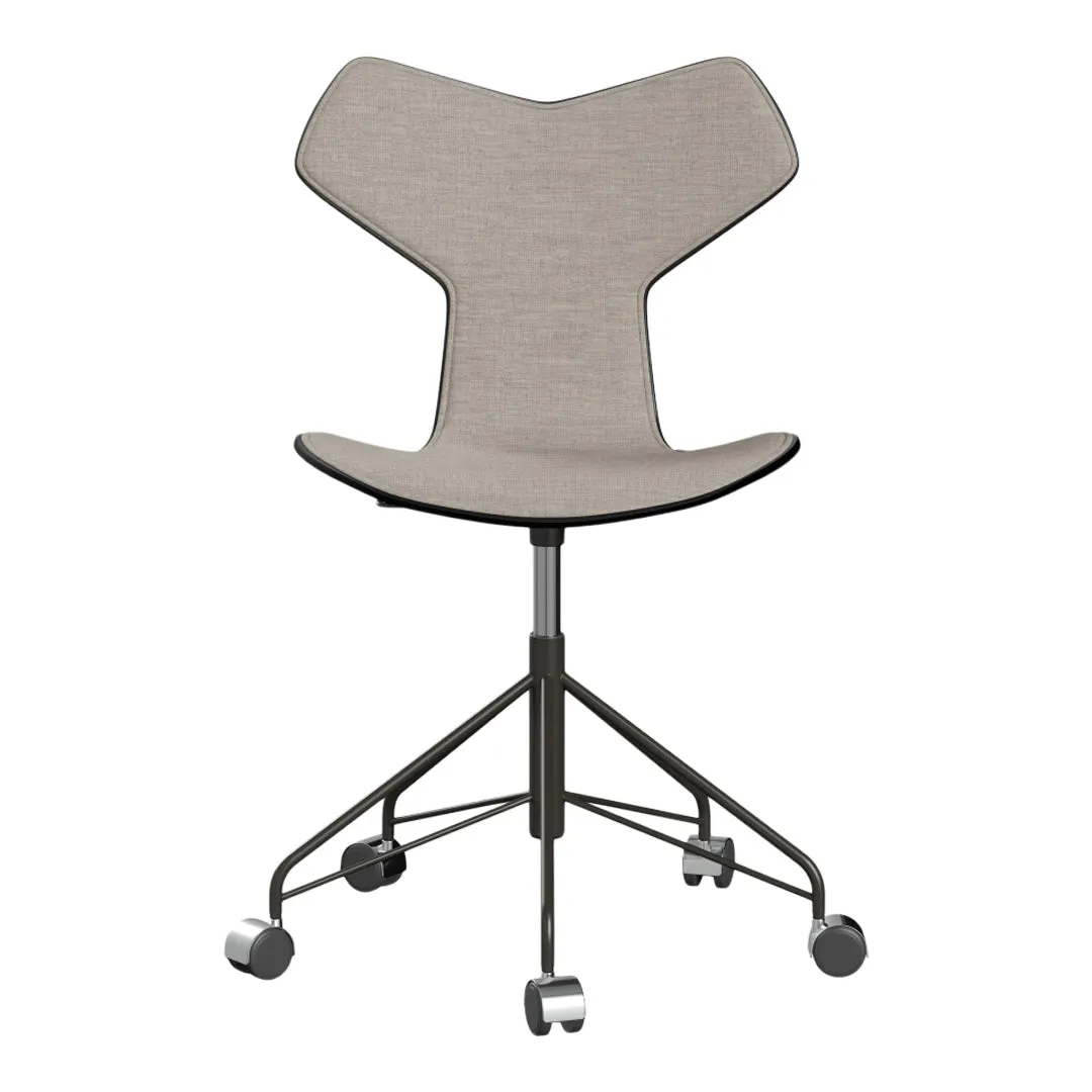 Grand Prix Swivel Chair 3131 - Colored Ash - Front Upholstered