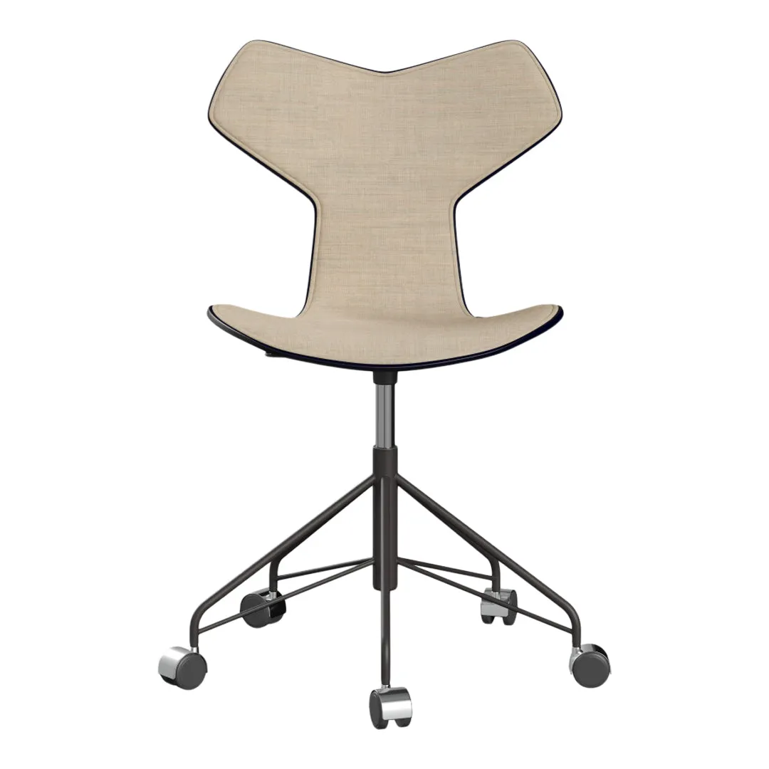Grand Prix Swivel Chair 3131 - Colored Ash - Front Upholstered