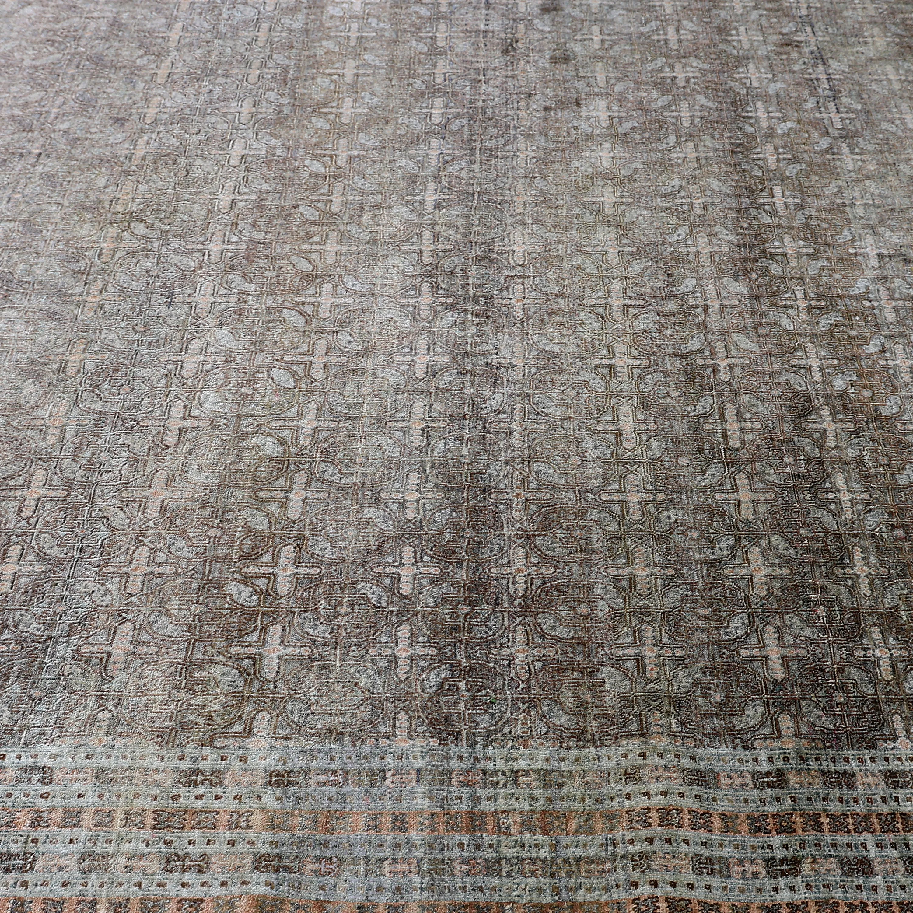 Grey Alchemy Transitional Silk Rug - 8'10" x 11'10"