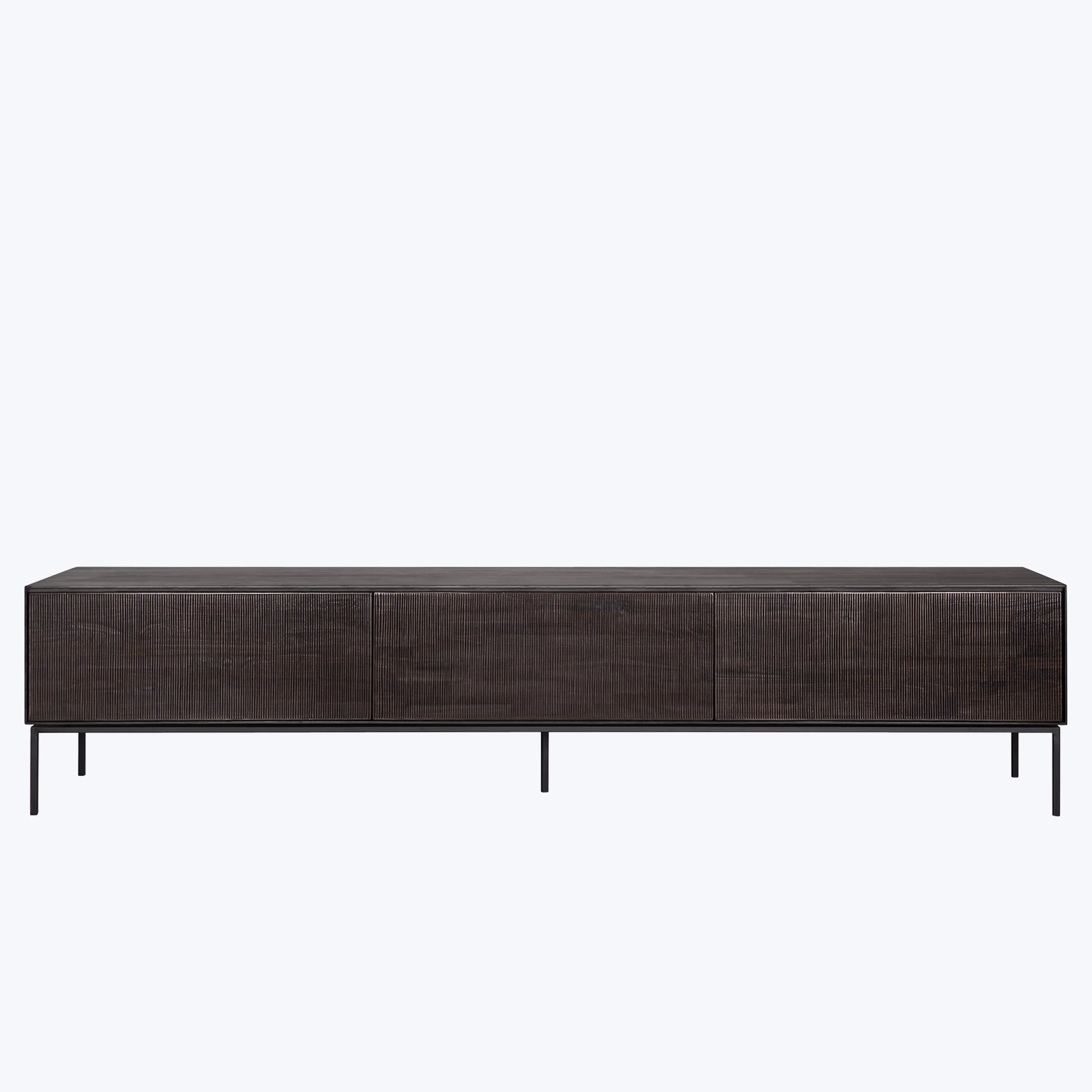 Grooves Low TV Cupboard