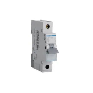 Hager Single Phase MCB MTN Range (6amp to 50amp)