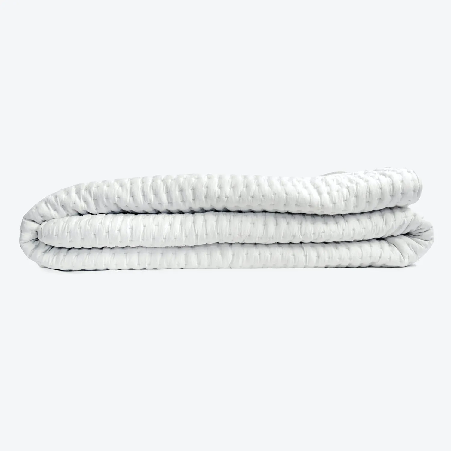 Hand Stitched Coverlet, White