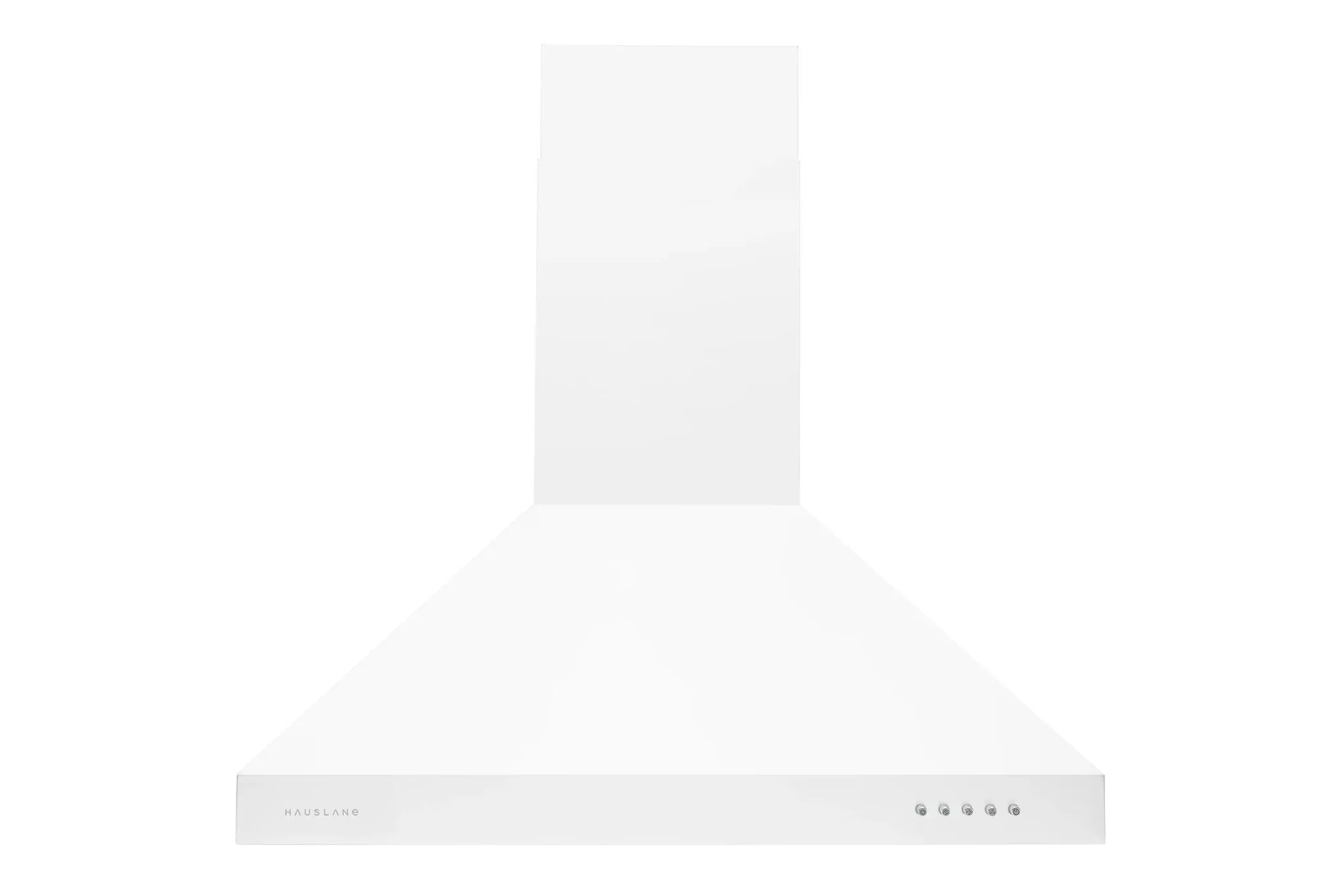 Hauslane Matte White 30" Chimney Range Hood - WM-530WHT-30B