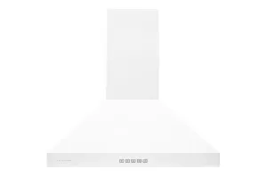Hauslane Matte White 30" Chimney Range Hood - WM-530WHT-30P