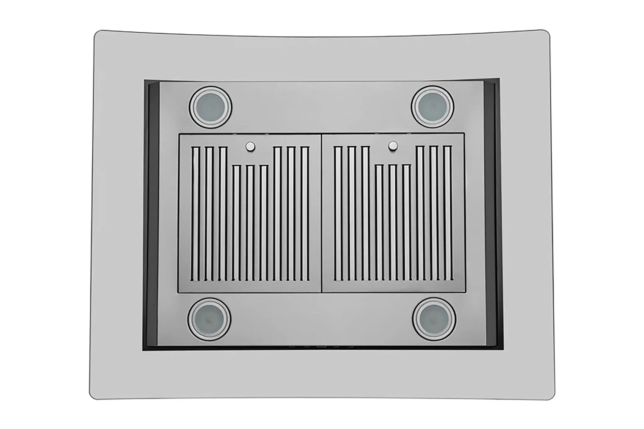 Hauslane Stainless Steel 36" 1000 CFM Ceiling Mount Range Hood - IS-200SS-36