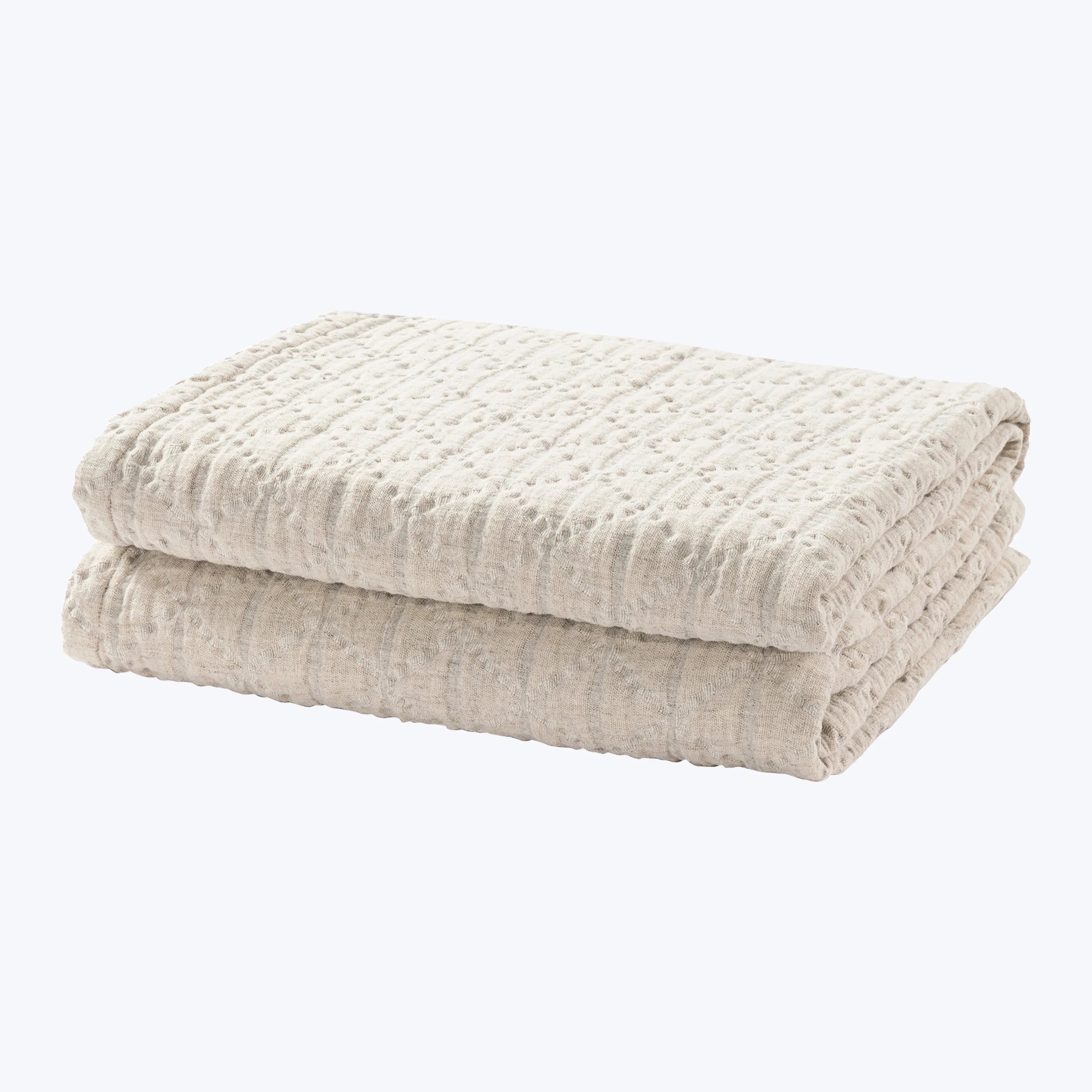 Hemp & Cotton Bedspread, Diamond