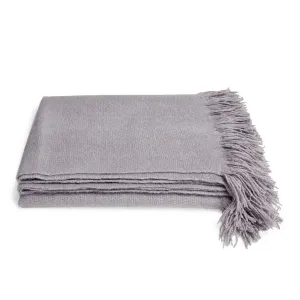 Himalaya Cashmere Blanket Gray