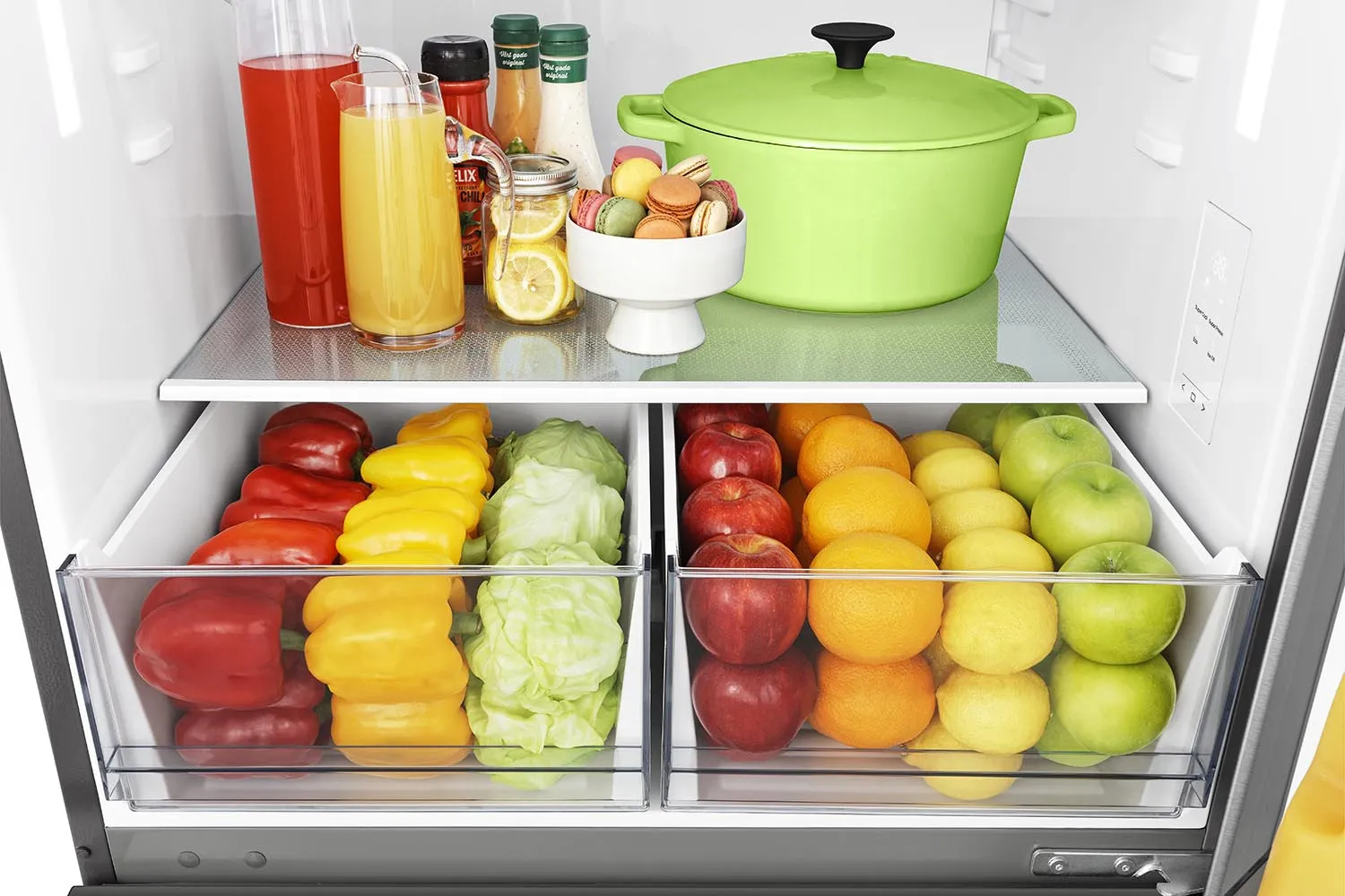 Hisense Stainless Steel Bottom Mount Refrigerator (22.3 Cu. Ft.) - RB22A2FSE