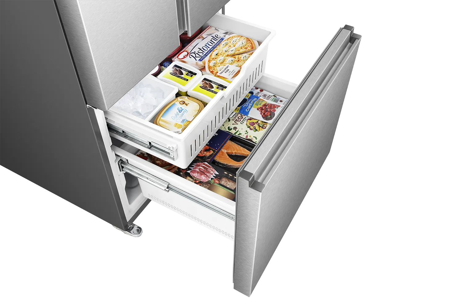 Hisense Stainless Steel French Door Refrigerator (22.1 Cu. Ft.) - RF22B3FSE