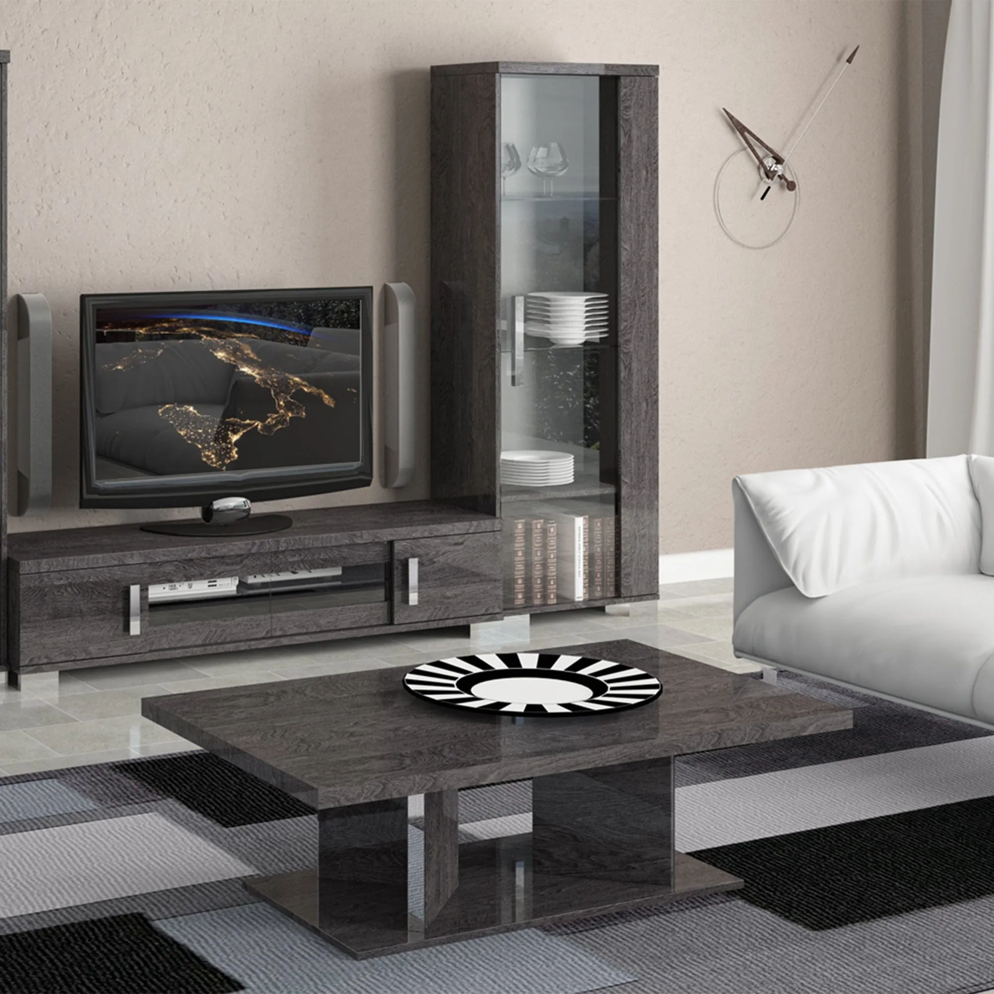 Isabella - Coffee Table In Grey Birch