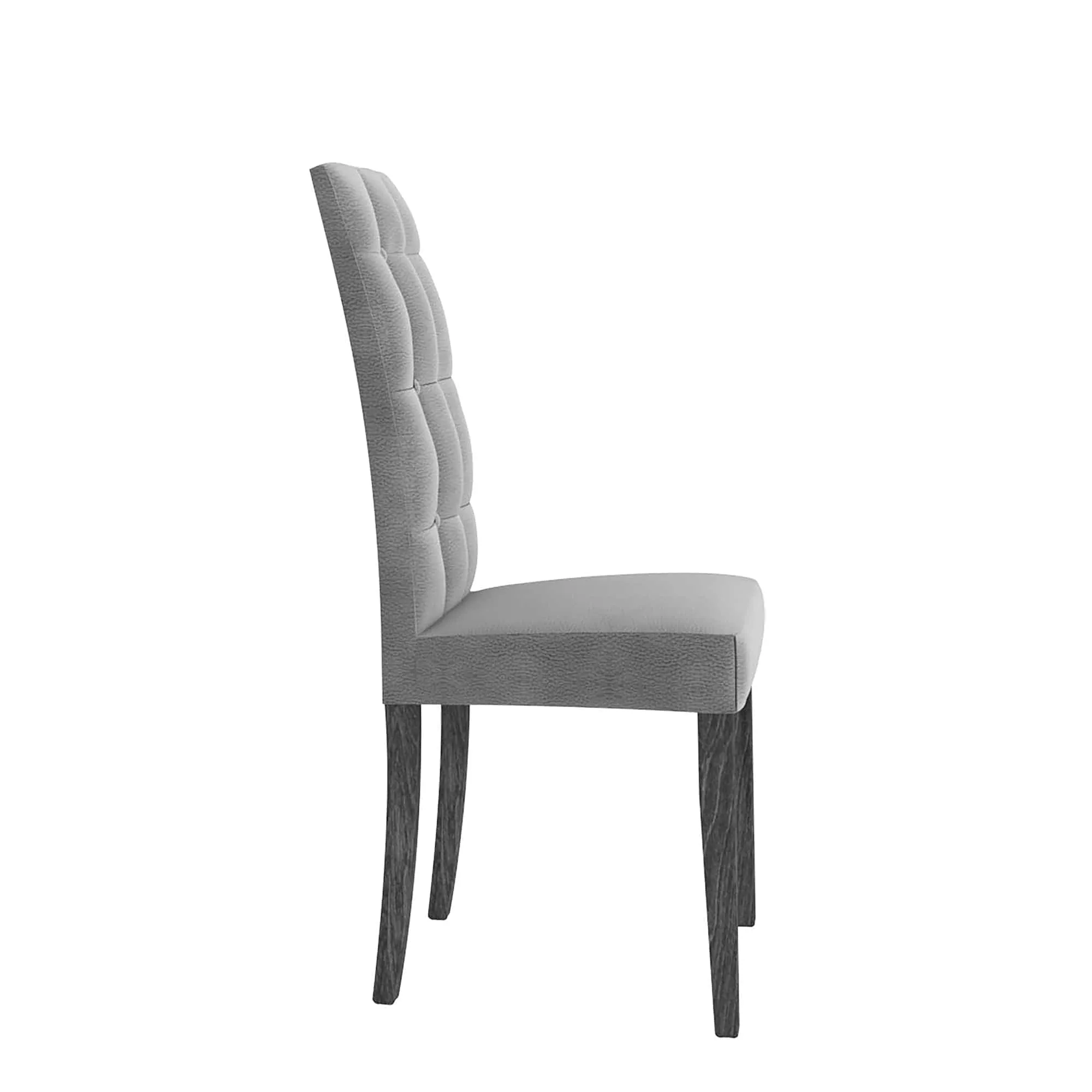 Isabella - Dining Chair In Grey Vermont Microfibre