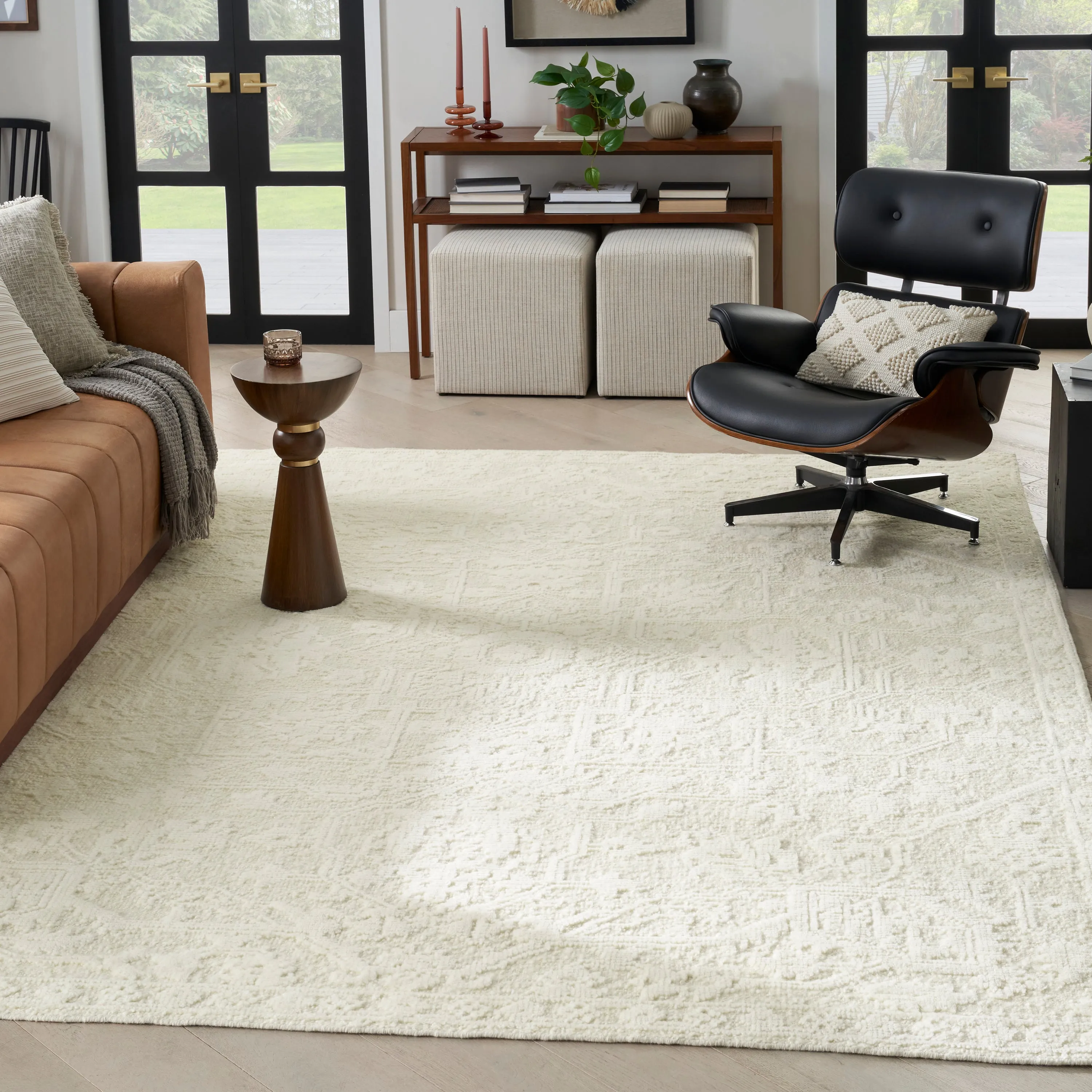 Ivory Essentials Moroccan Wool Rug