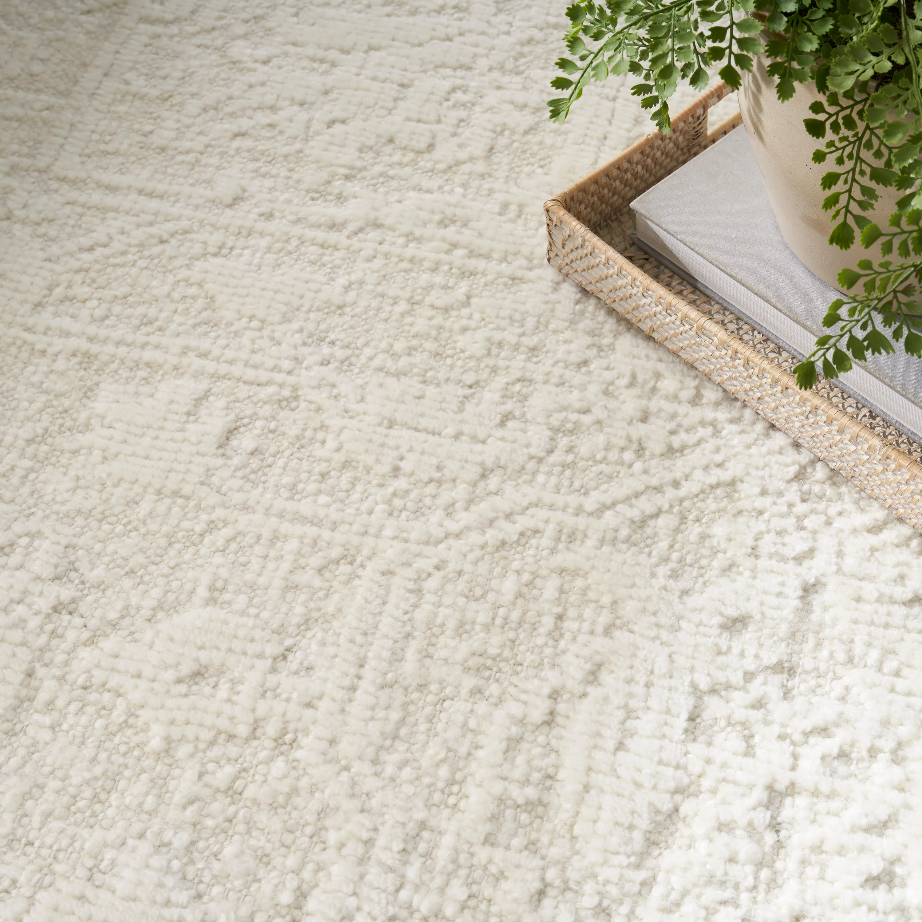 Ivory Essentials Moroccan Wool Rug