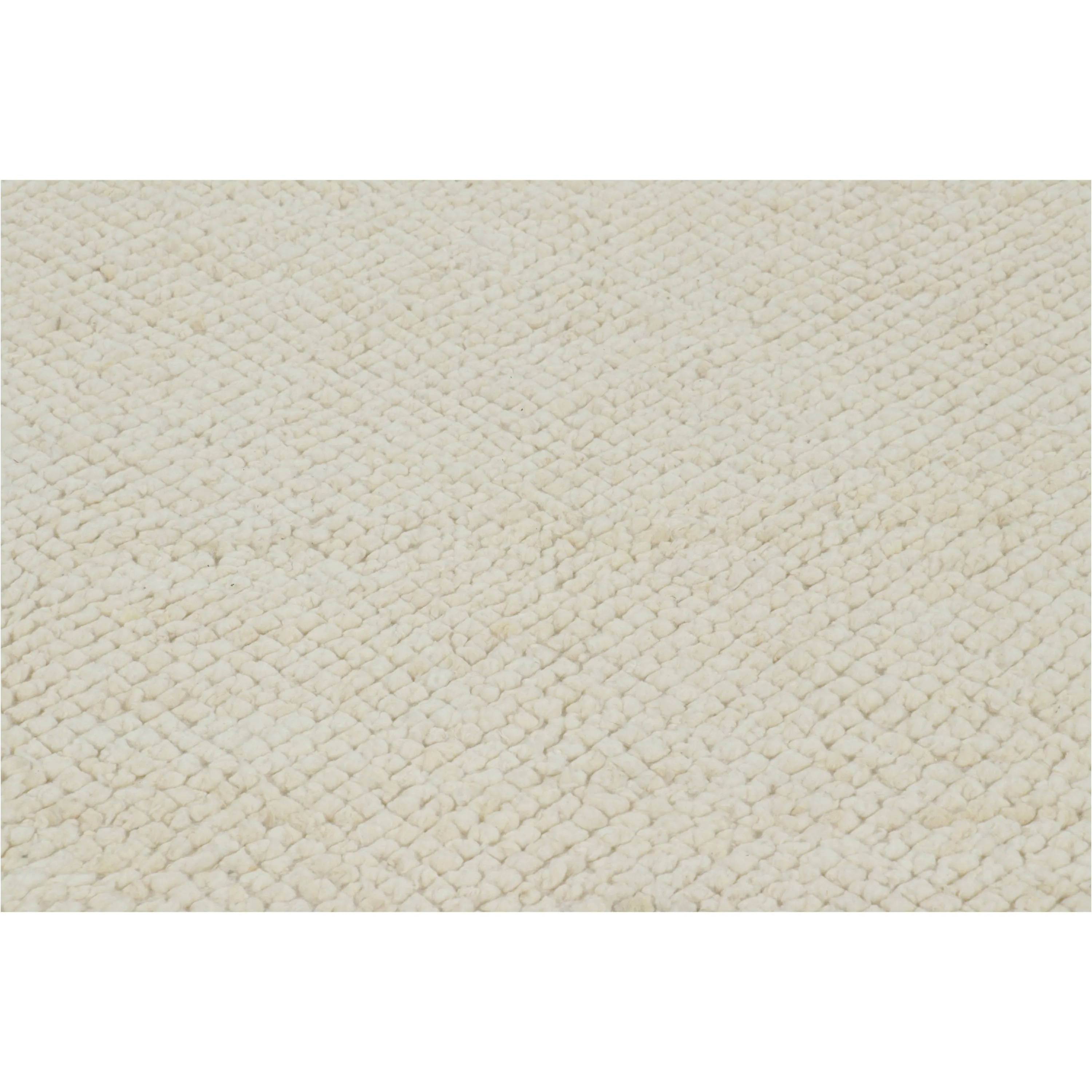 Ivory Moroccan Wool Rug - 7'10" x 9'11"