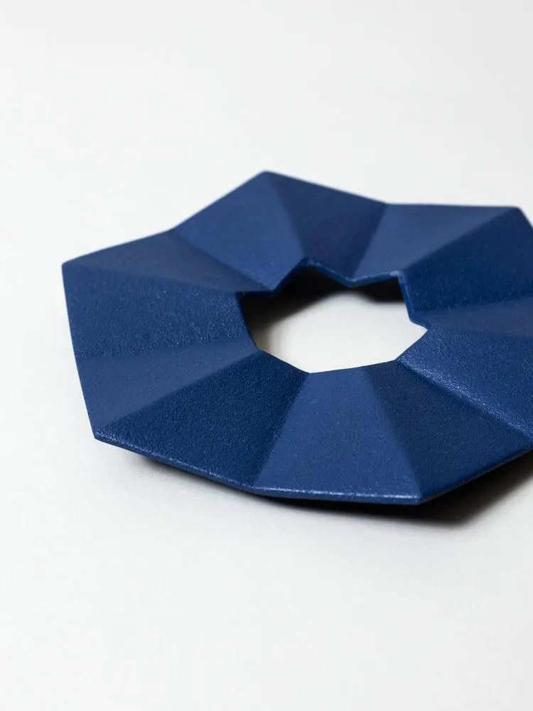 Iwachu Cast Iron Trivet - Origami Blue